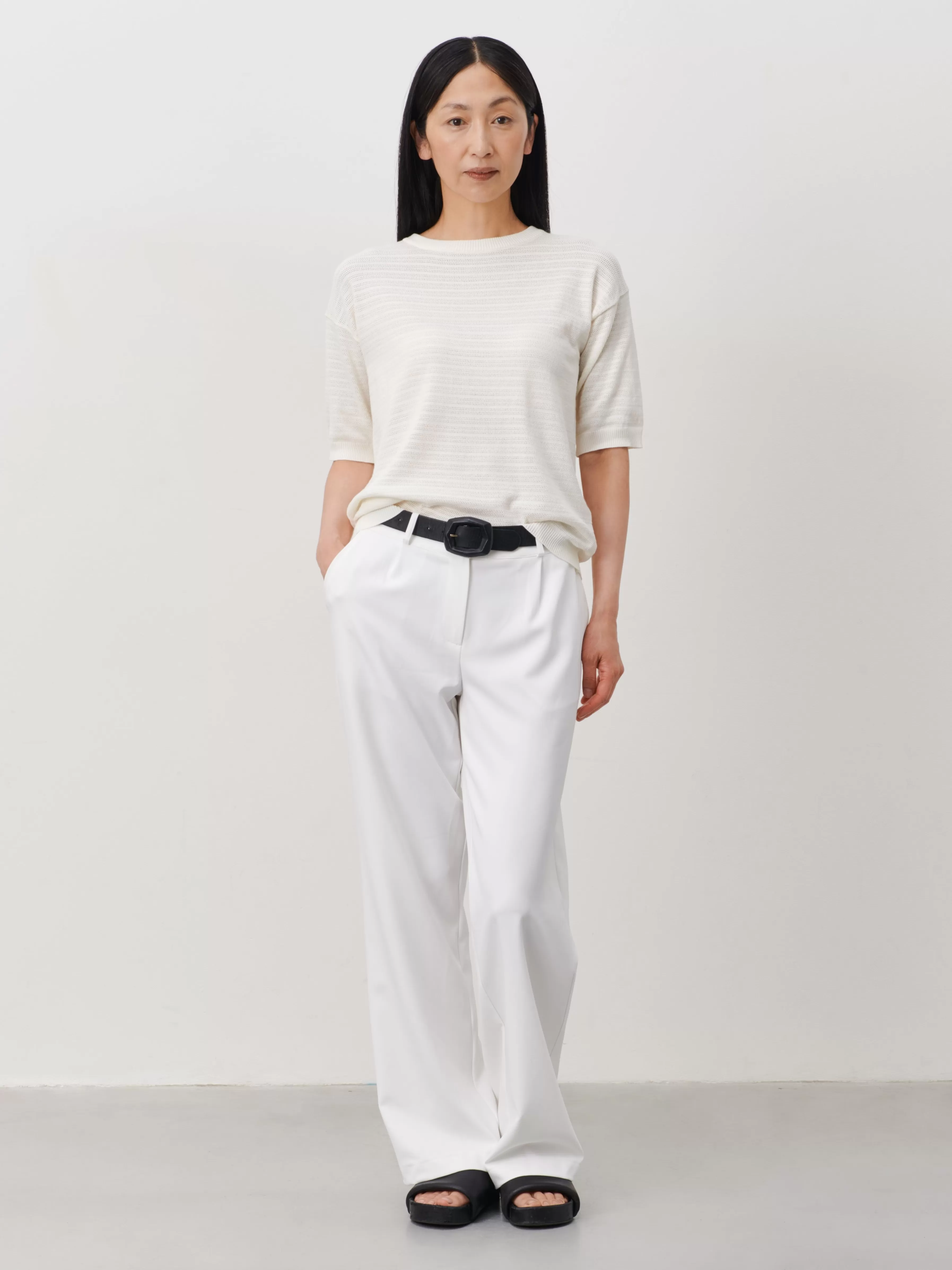 Broeken>Jane Lushka Alinda Long Pants | White