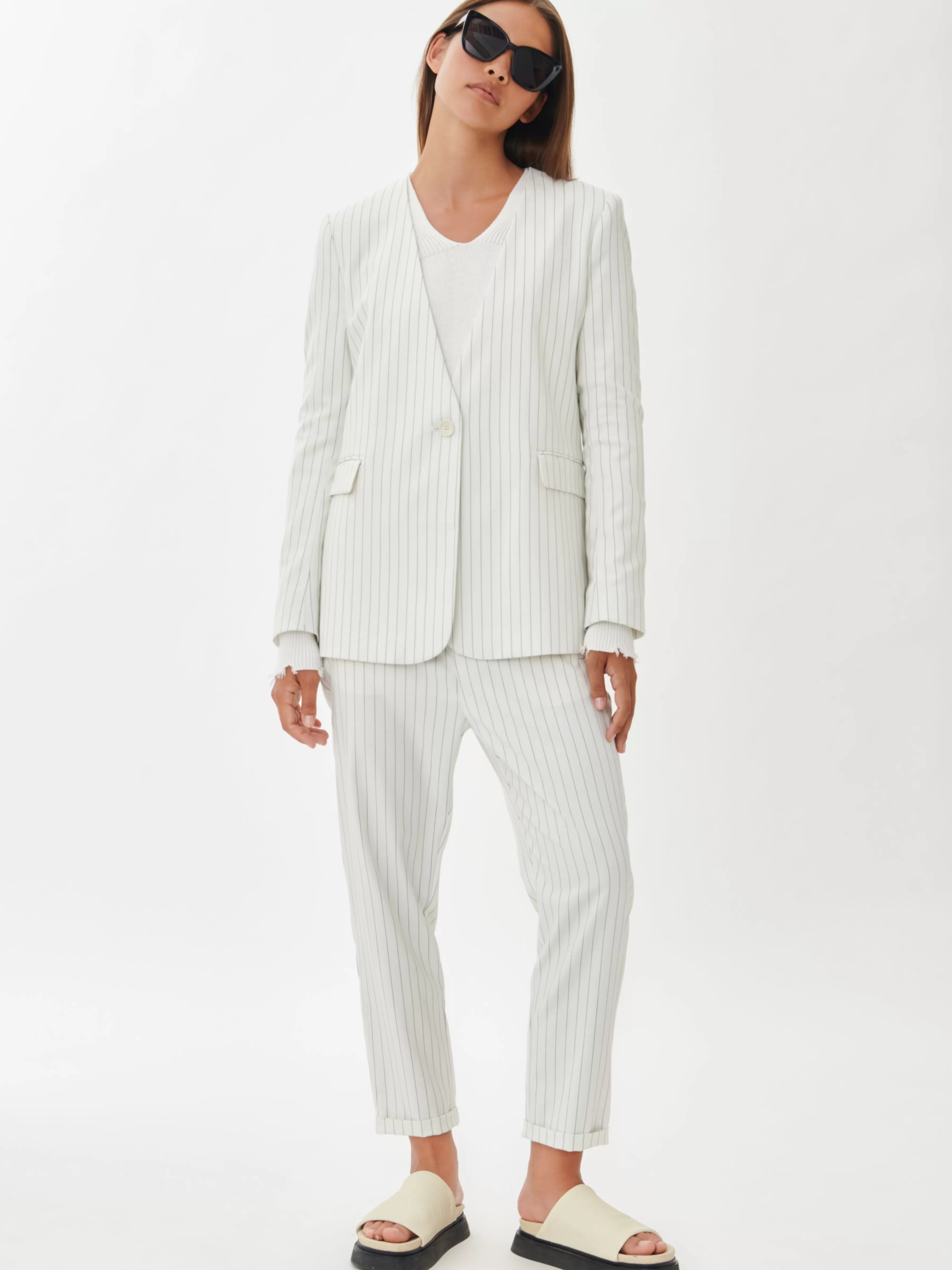 Studio collection | Blazers>Jane Lushka Alma Blazer | White