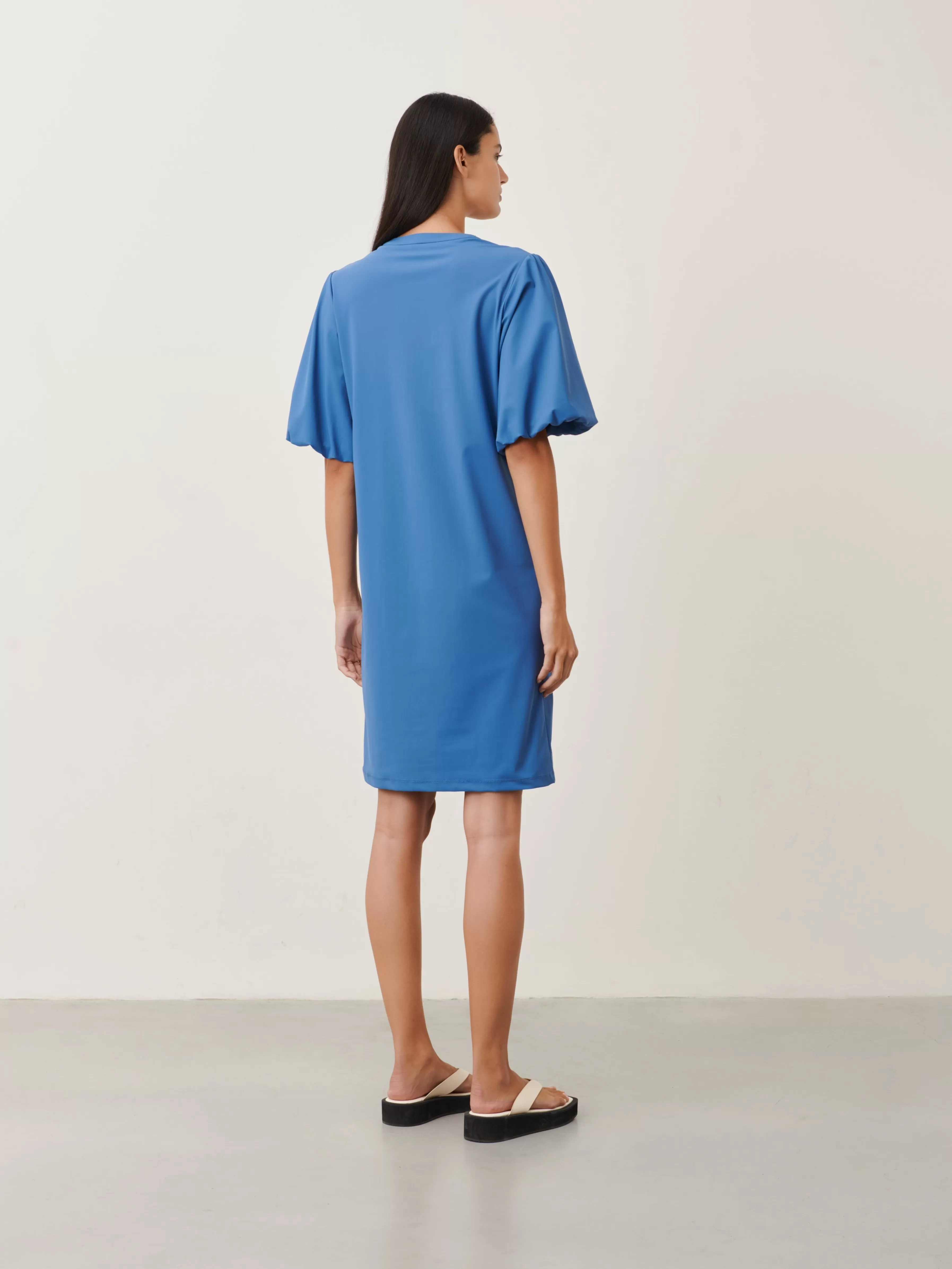 Jurken>Jane Lushka Ava Dress Technical Jersey | Mid Blue