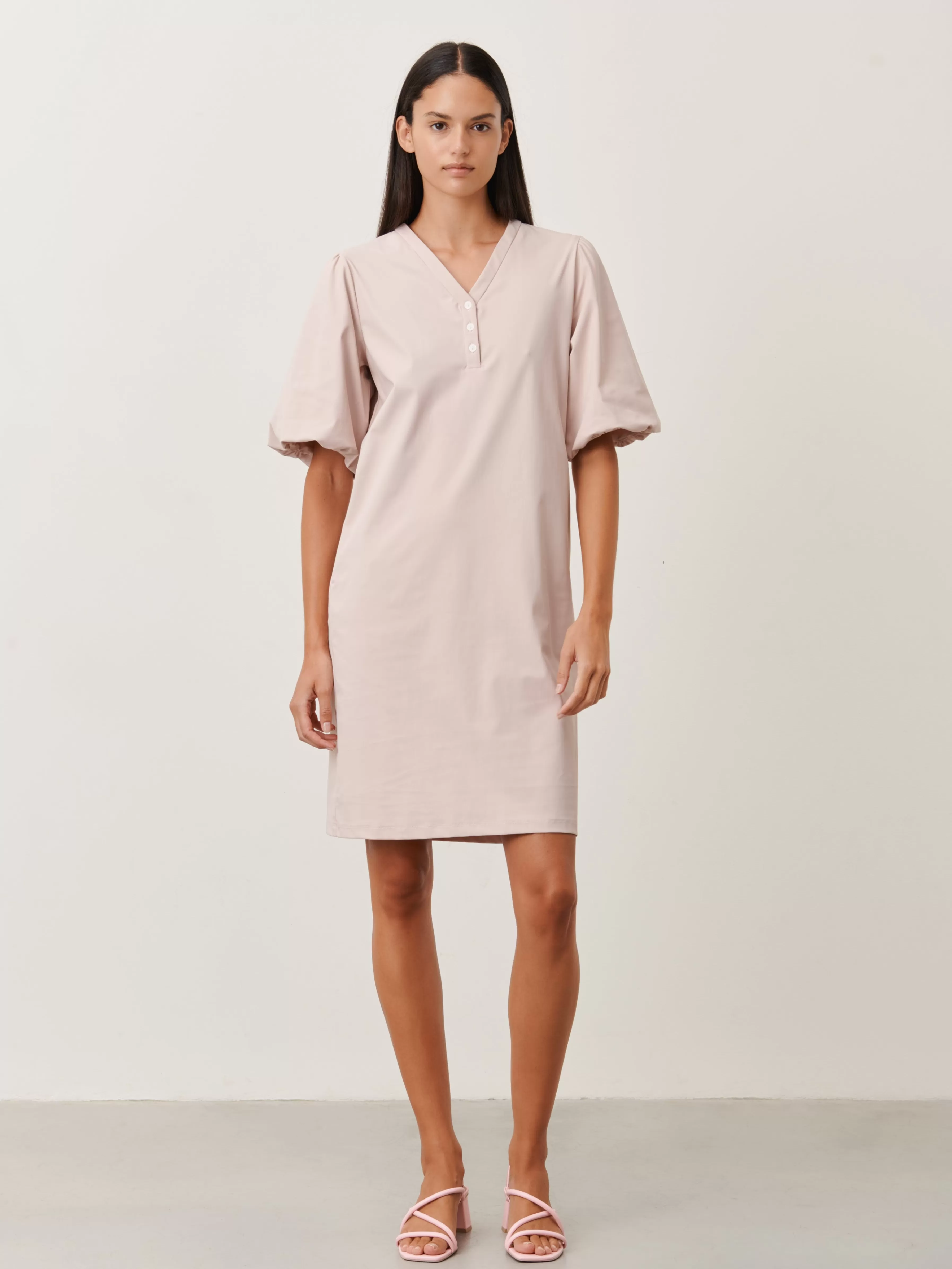 Jurken>Jane Lushka Ava Dress Technical Jersey | Pudra