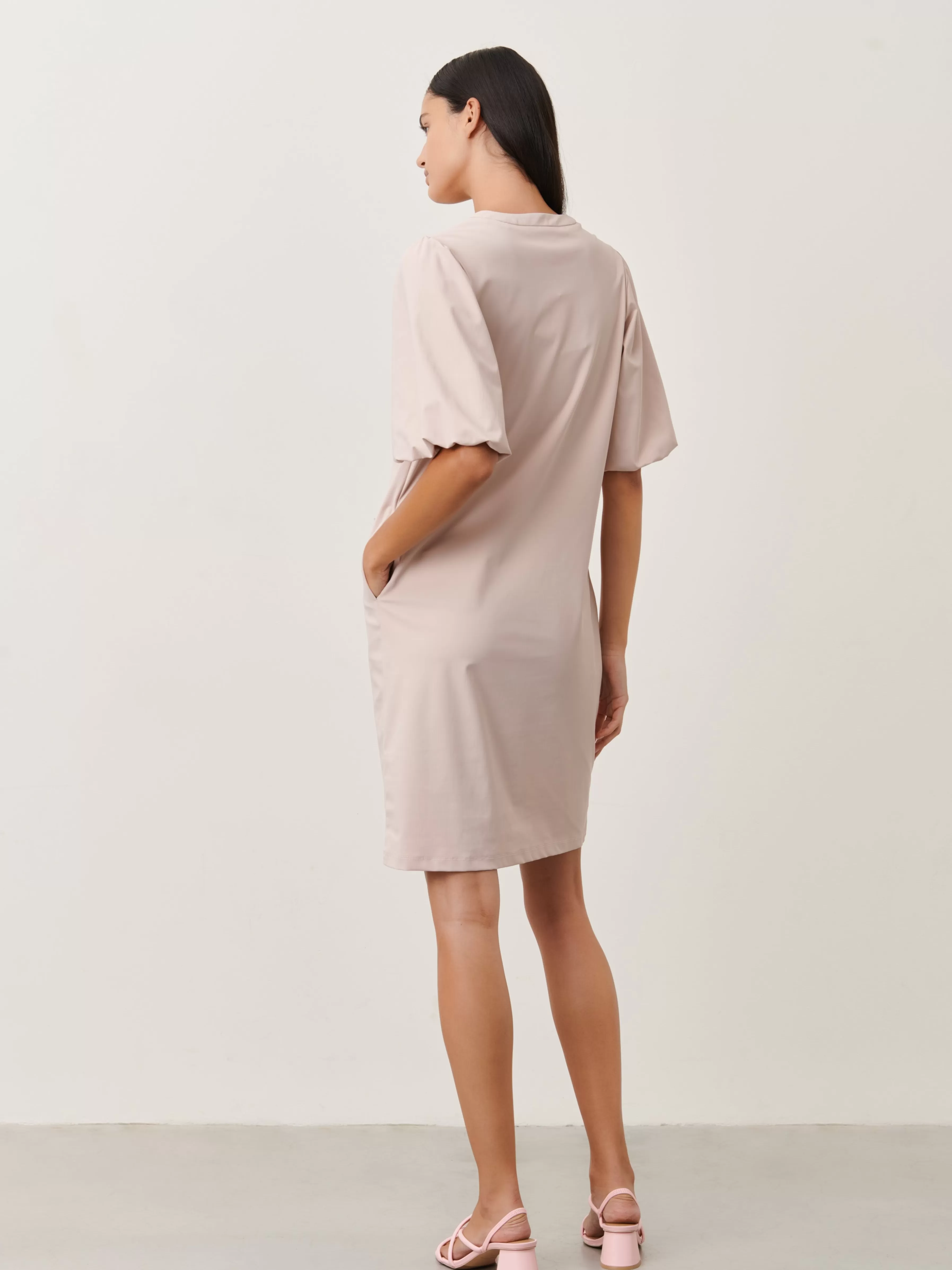 Jurken>Jane Lushka Ava Dress Technical Jersey | Pudra