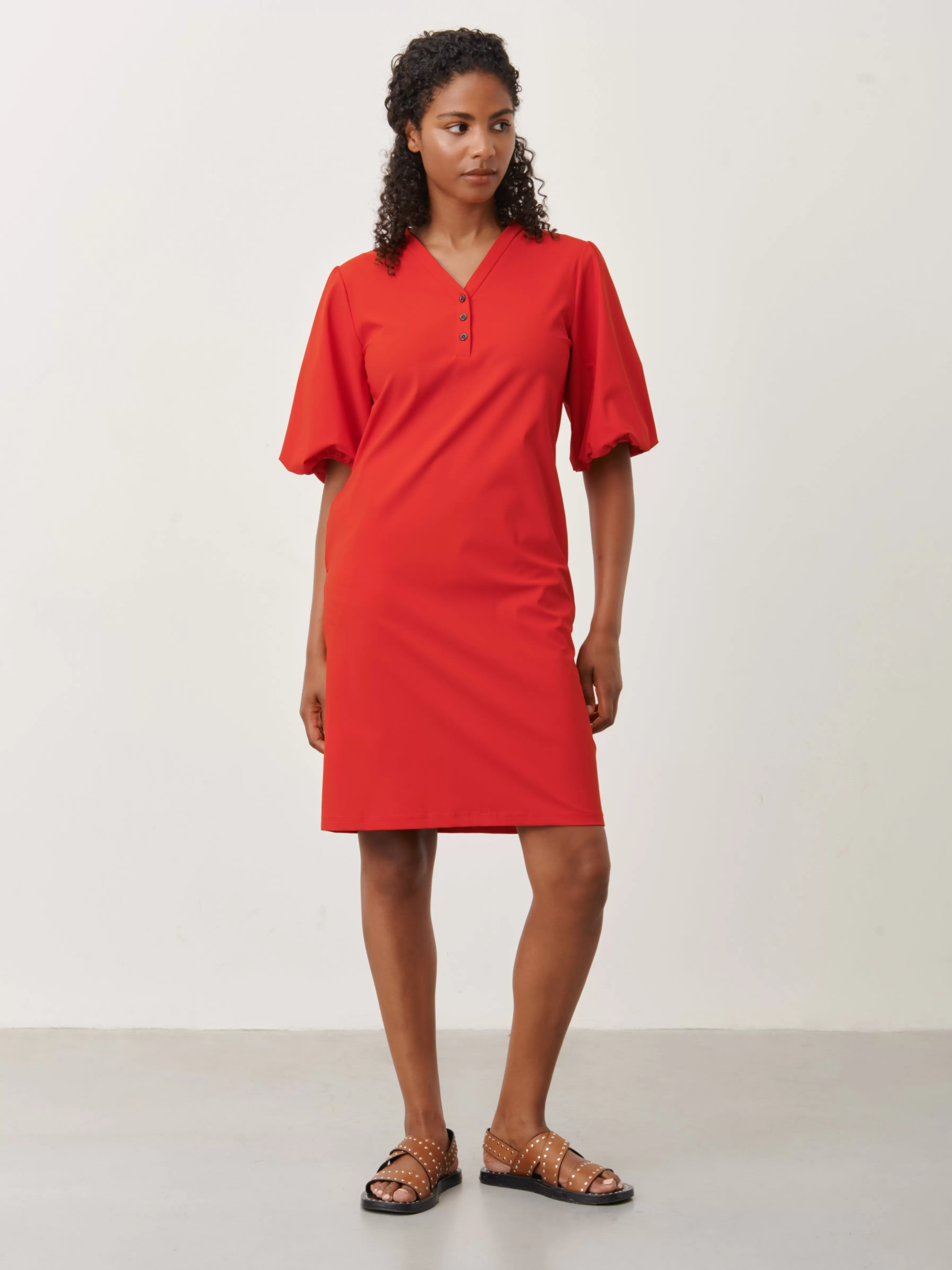 Jurken>Jane Lushka Ava Dress Technical Jersey | Red