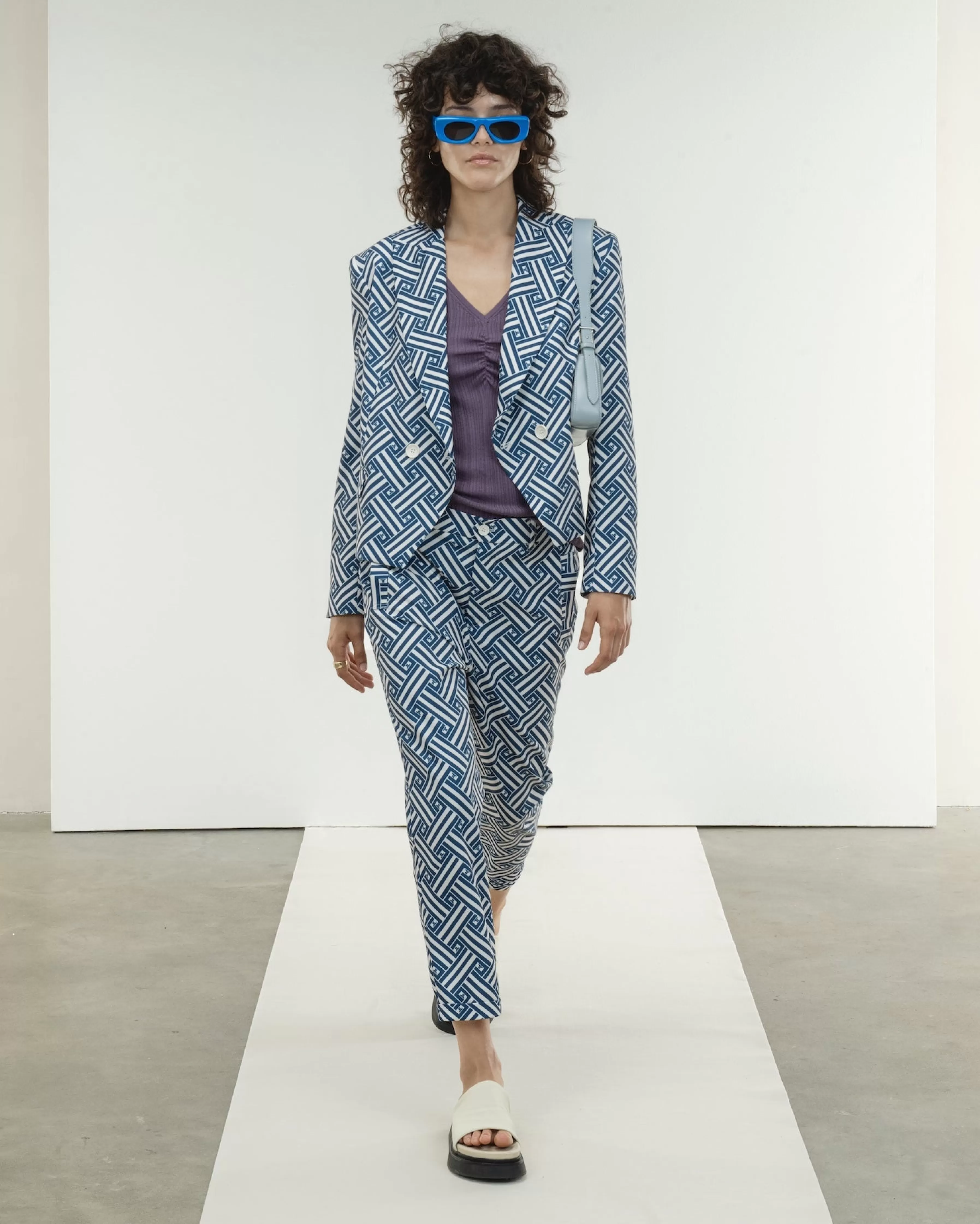 Blazers>Jane Lushka Bart Blazer | Blue