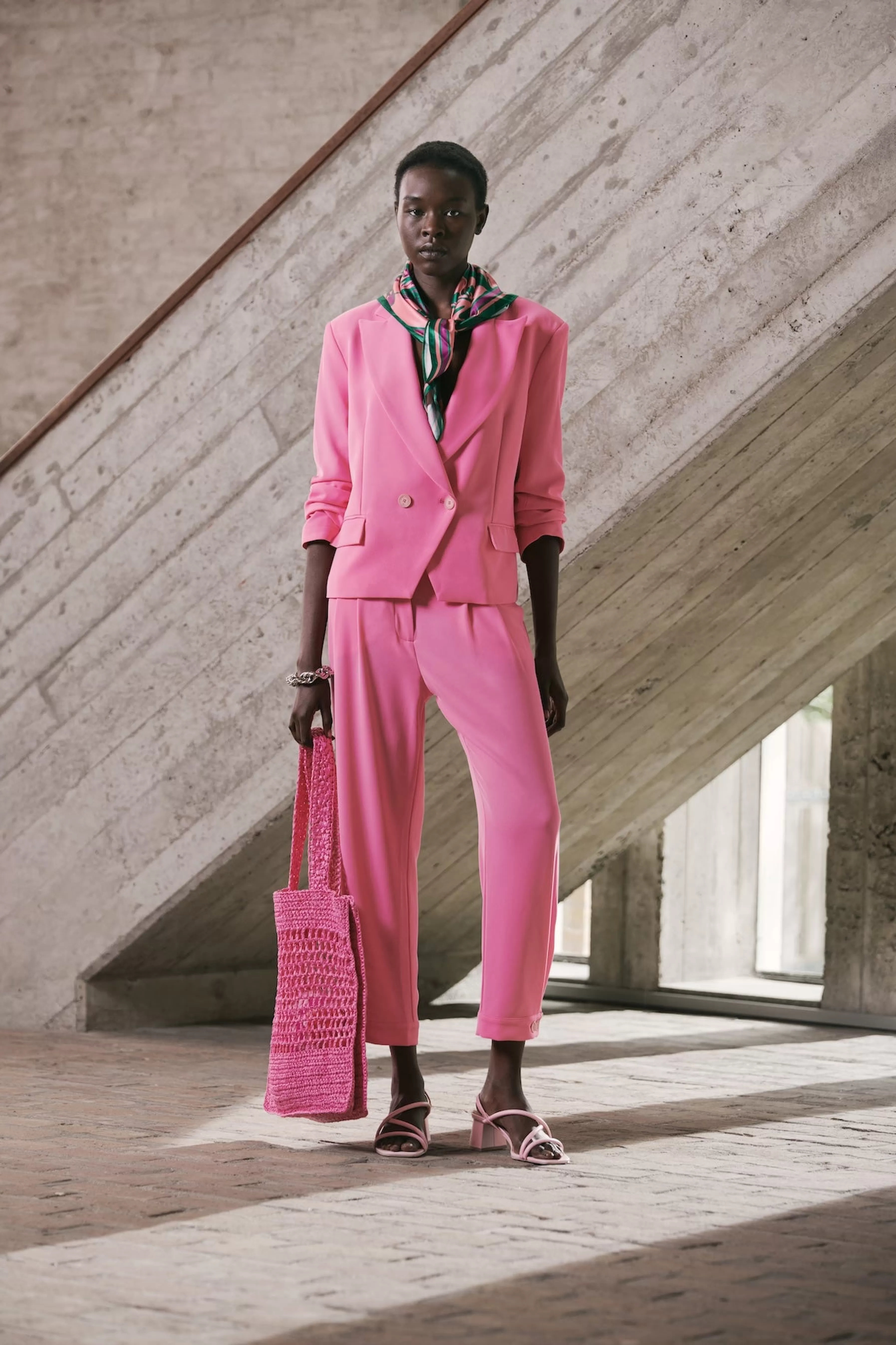 Blazers>Jane Lushka Bart Blazer | Pink