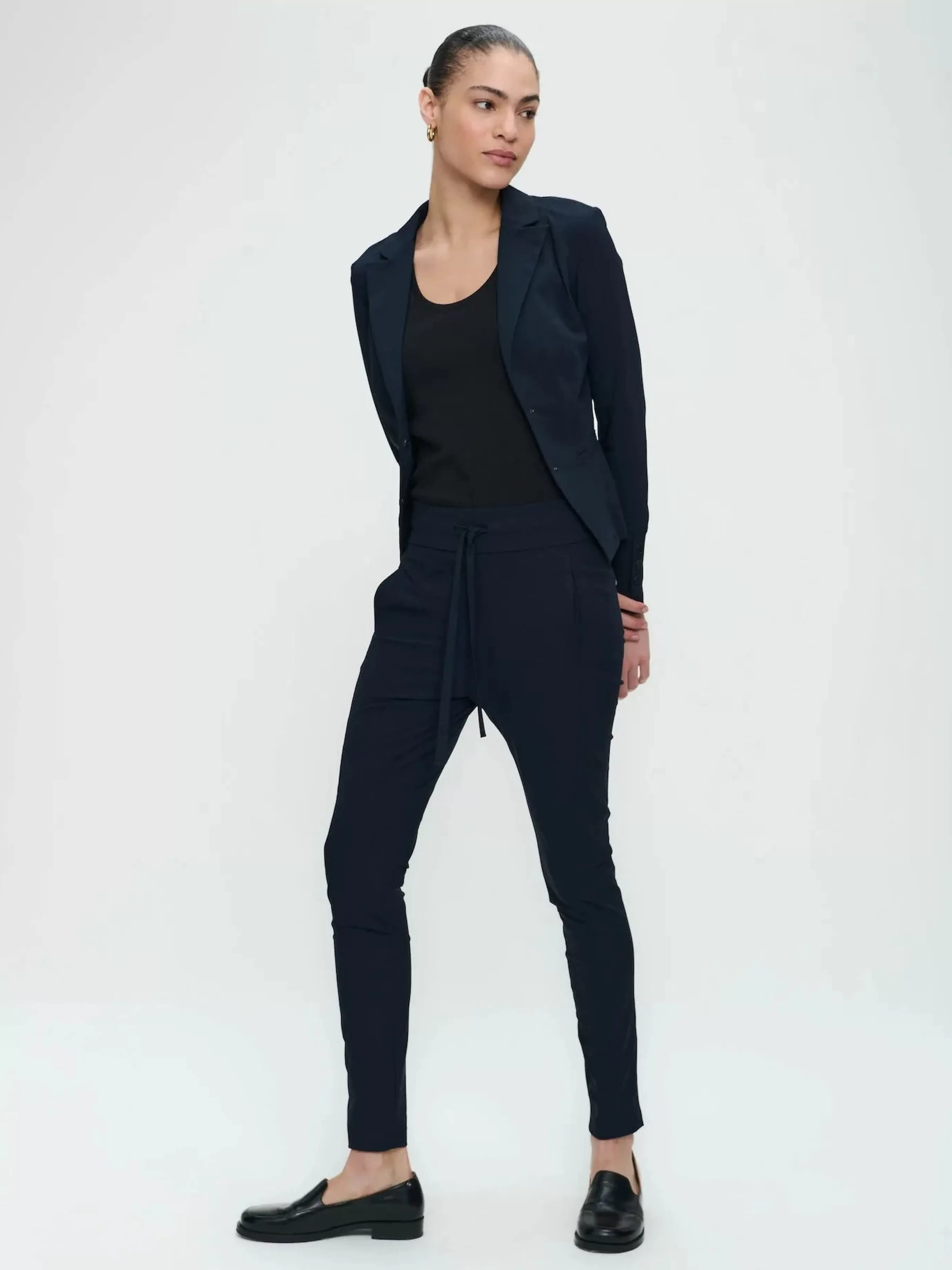 Best basic>Jane Lushka Blazer Sofia Technical Jersey | Blue