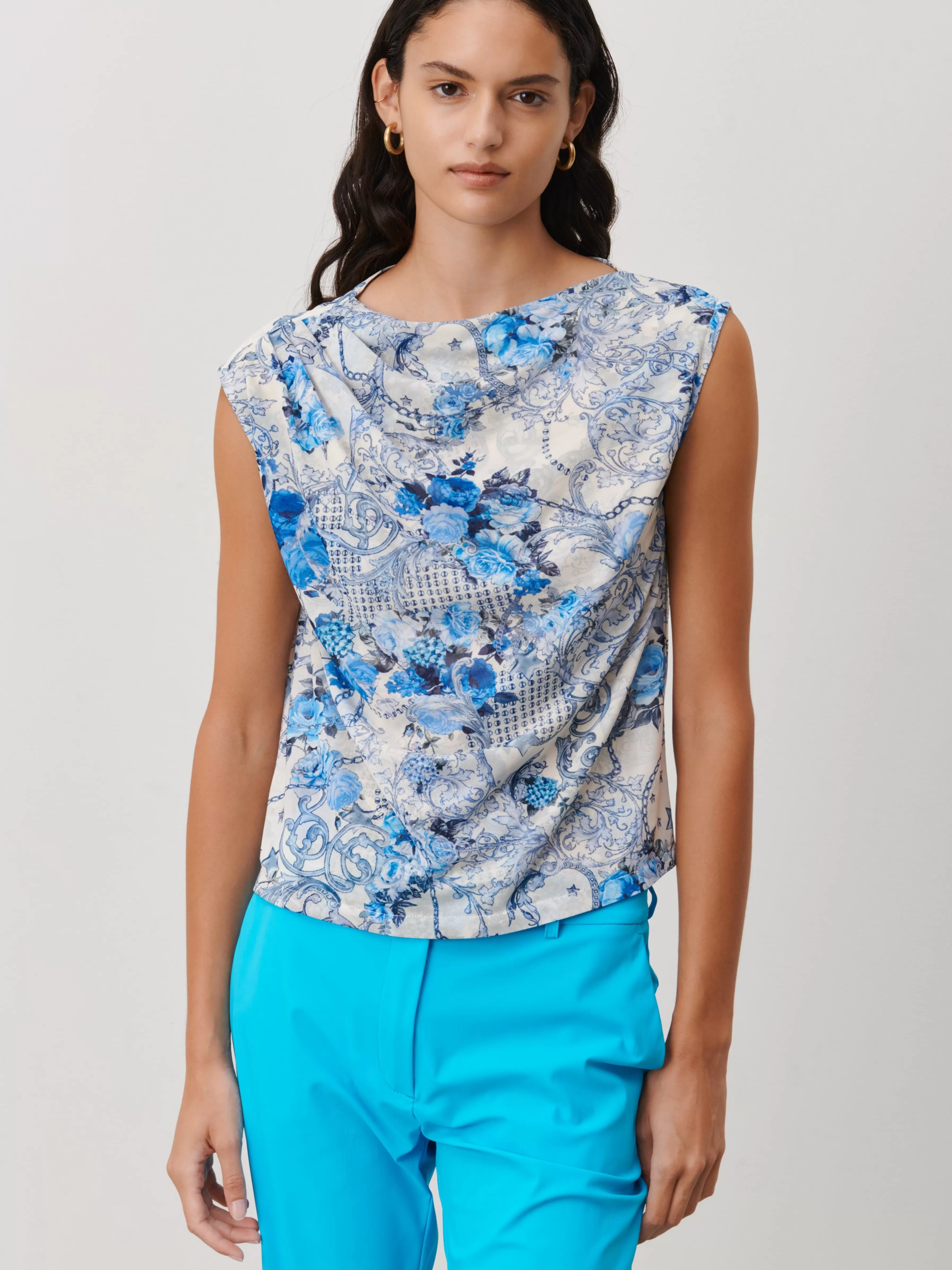 Tops>Jane Lushka Bloom Top | Blue