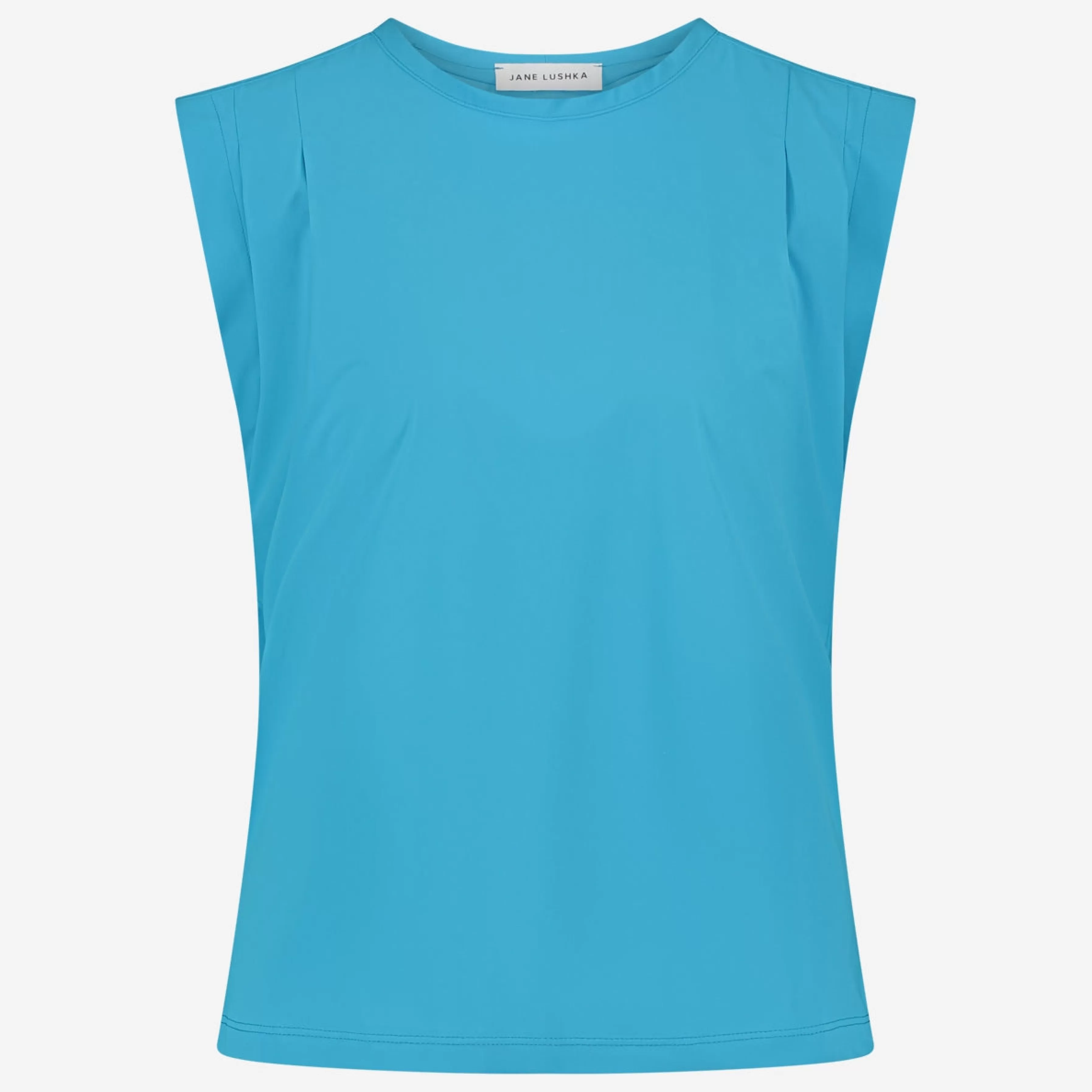 Tops>Jane Lushka Camela Top Technical Jersey | Light Blue