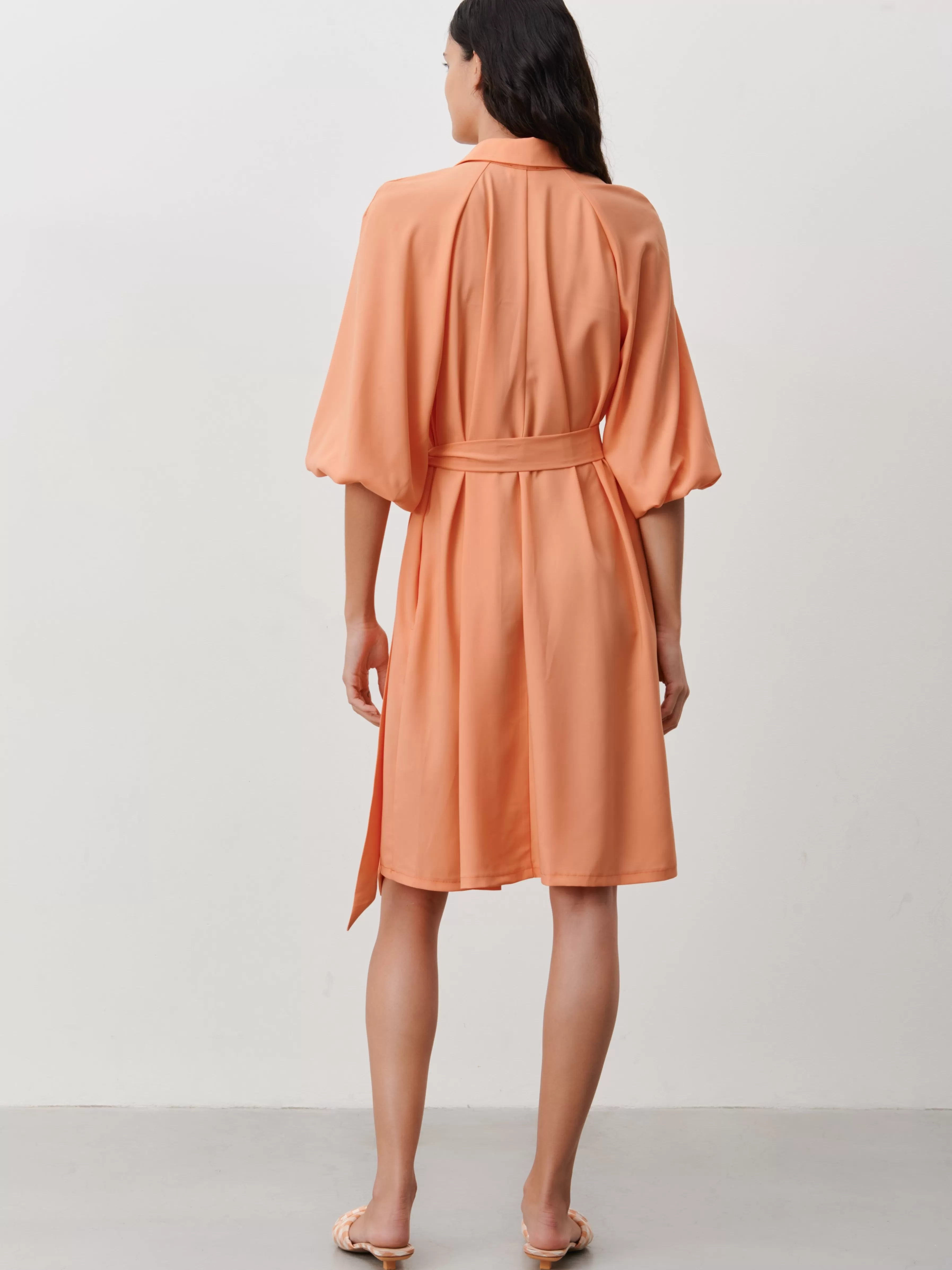 Jurken>Jane Lushka Carlen Short Dress | Orange