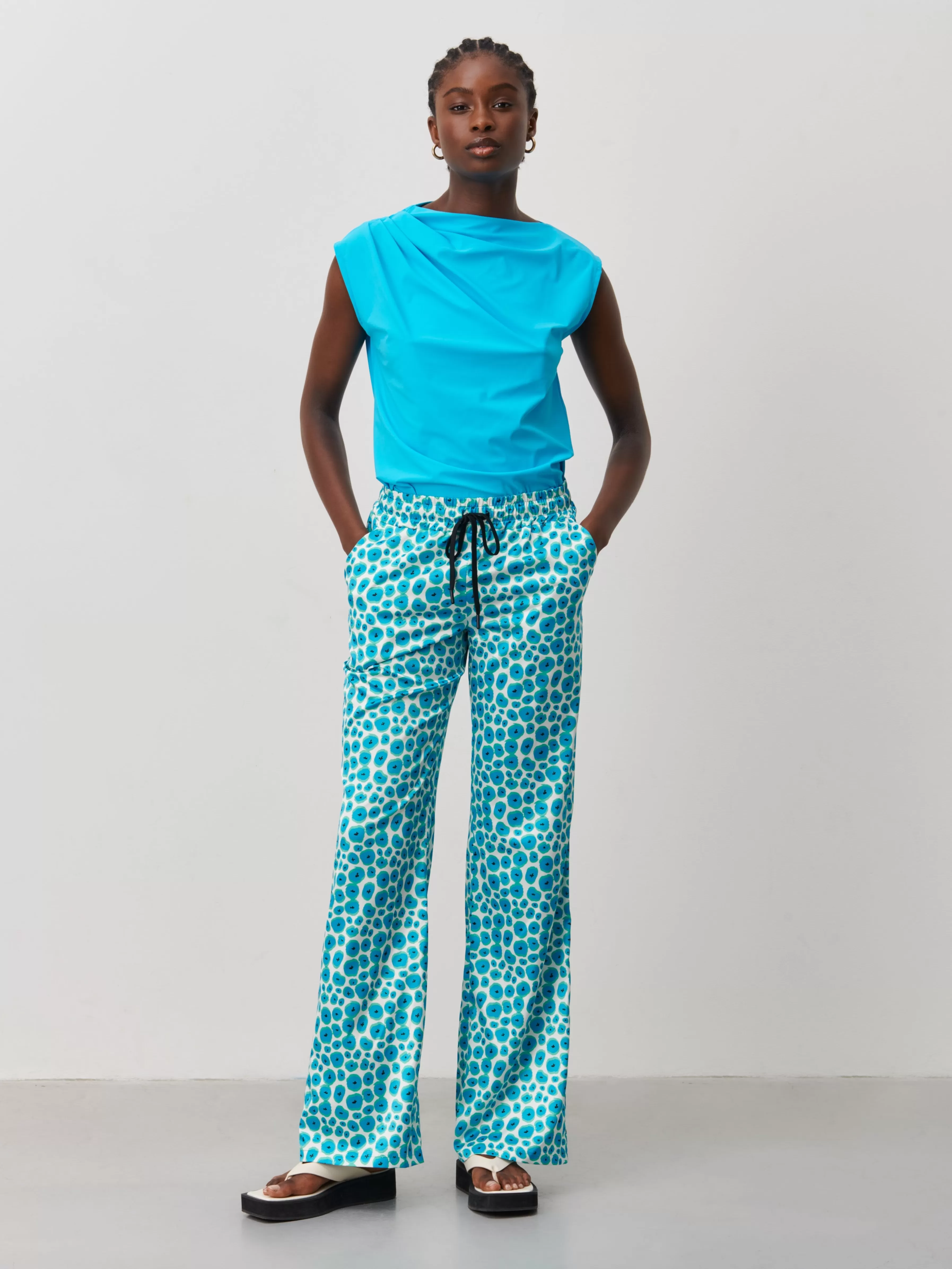 Broeken>Jane Lushka Carola Pants | Aqua