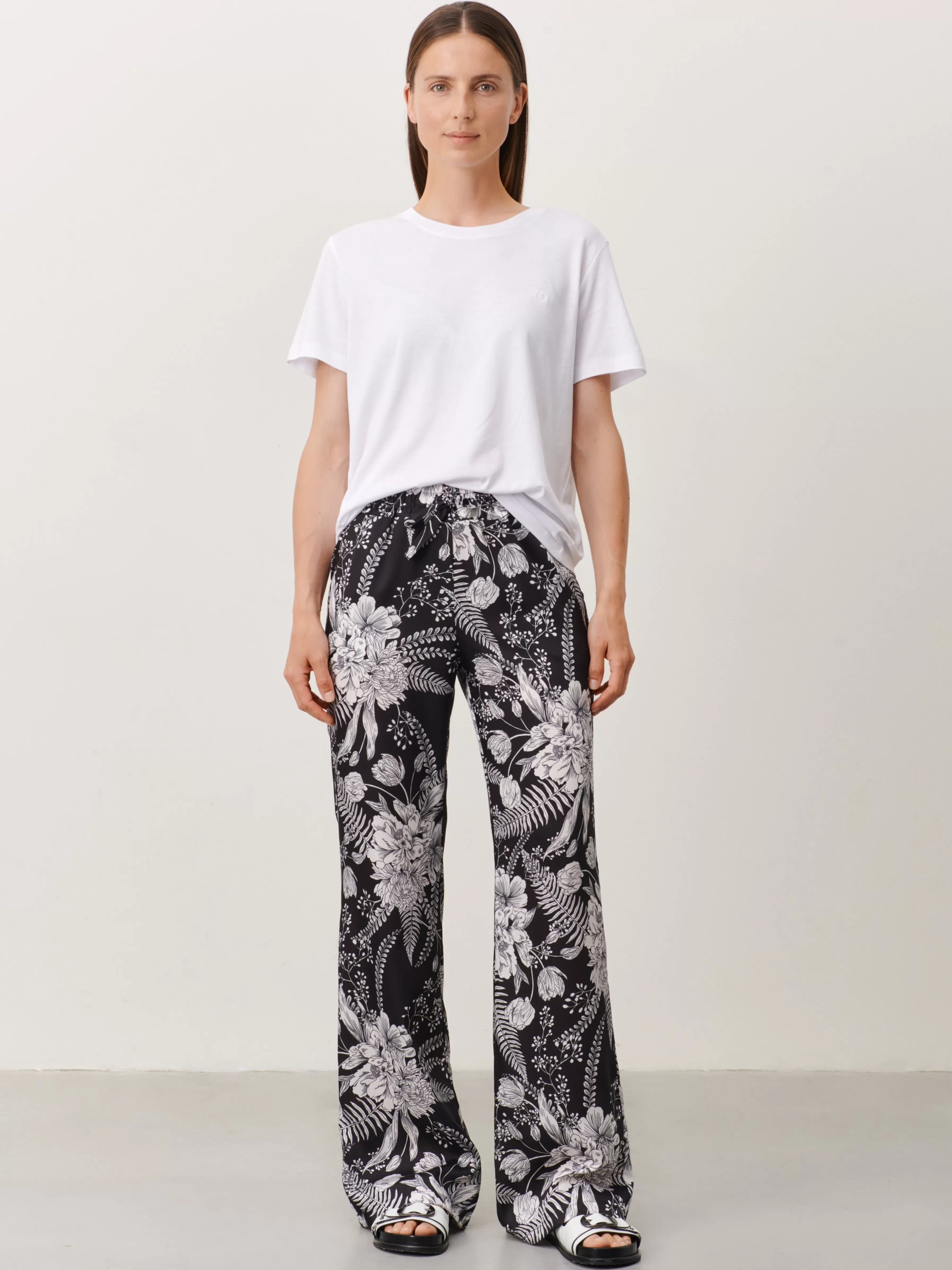 Broeken>Jane Lushka Carola Pants | Black White