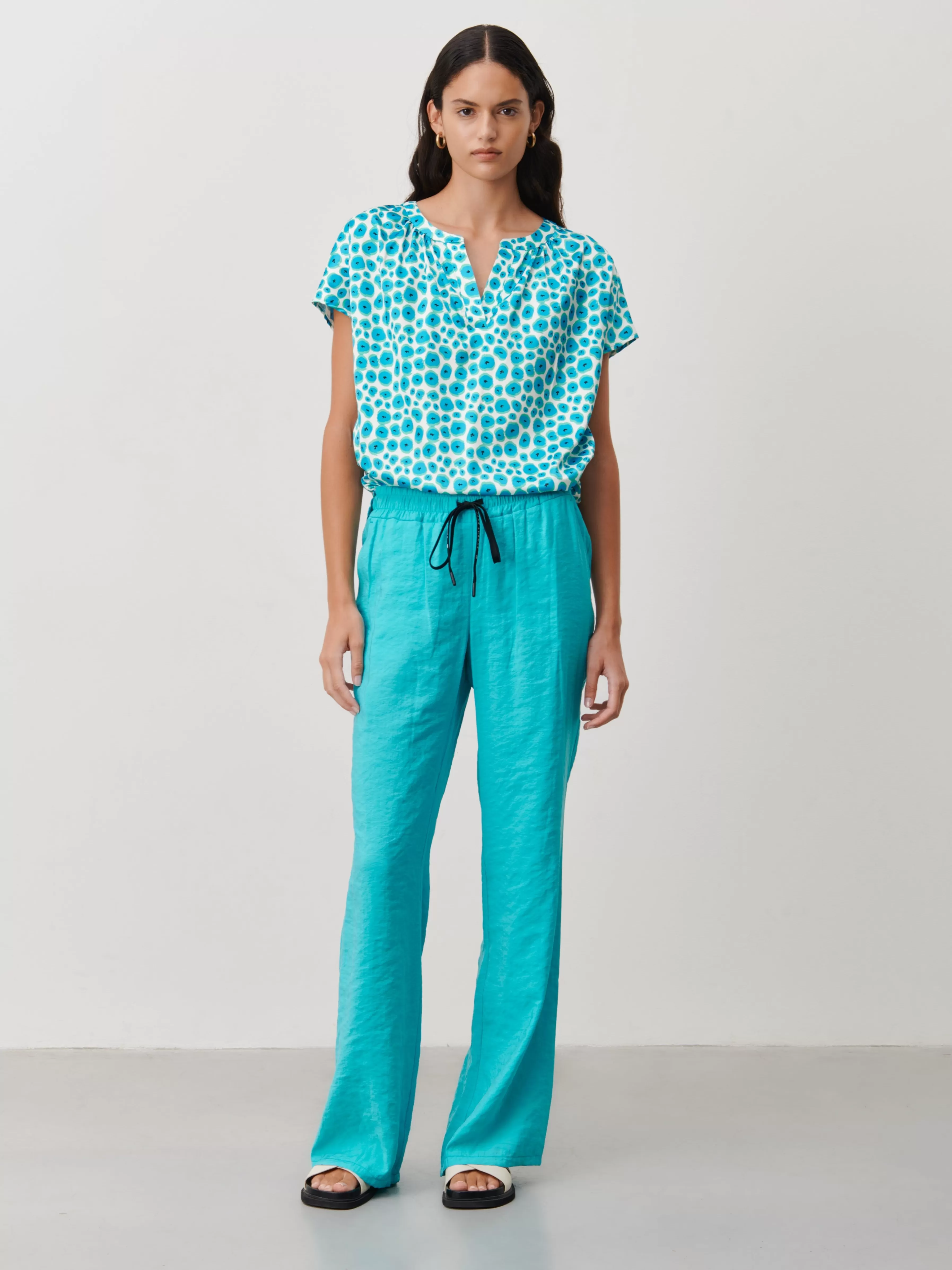 Broeken>Jane Lushka Carola Pants | Turquoise