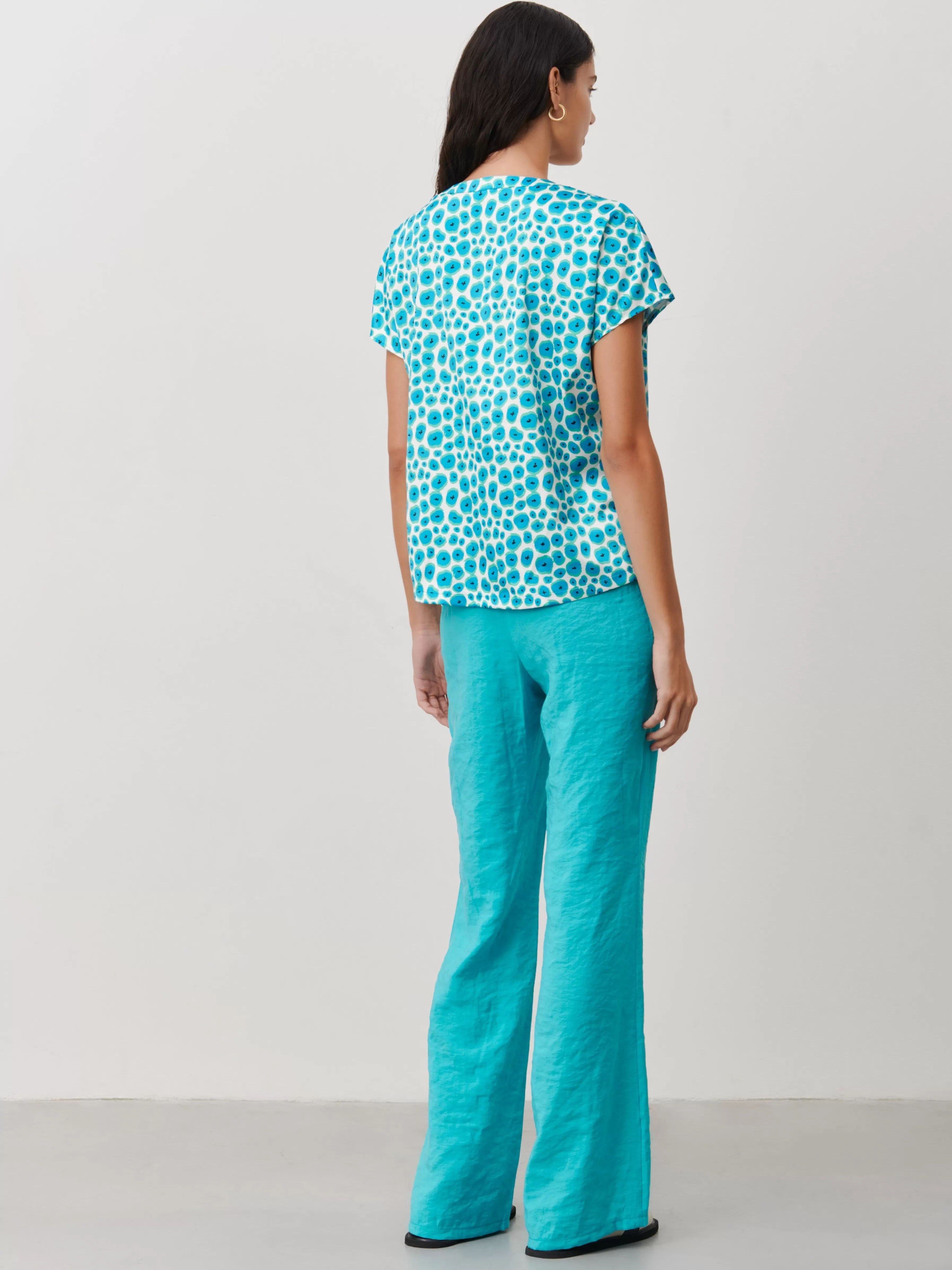 Broeken>Jane Lushka Carola Pants | Turquoise