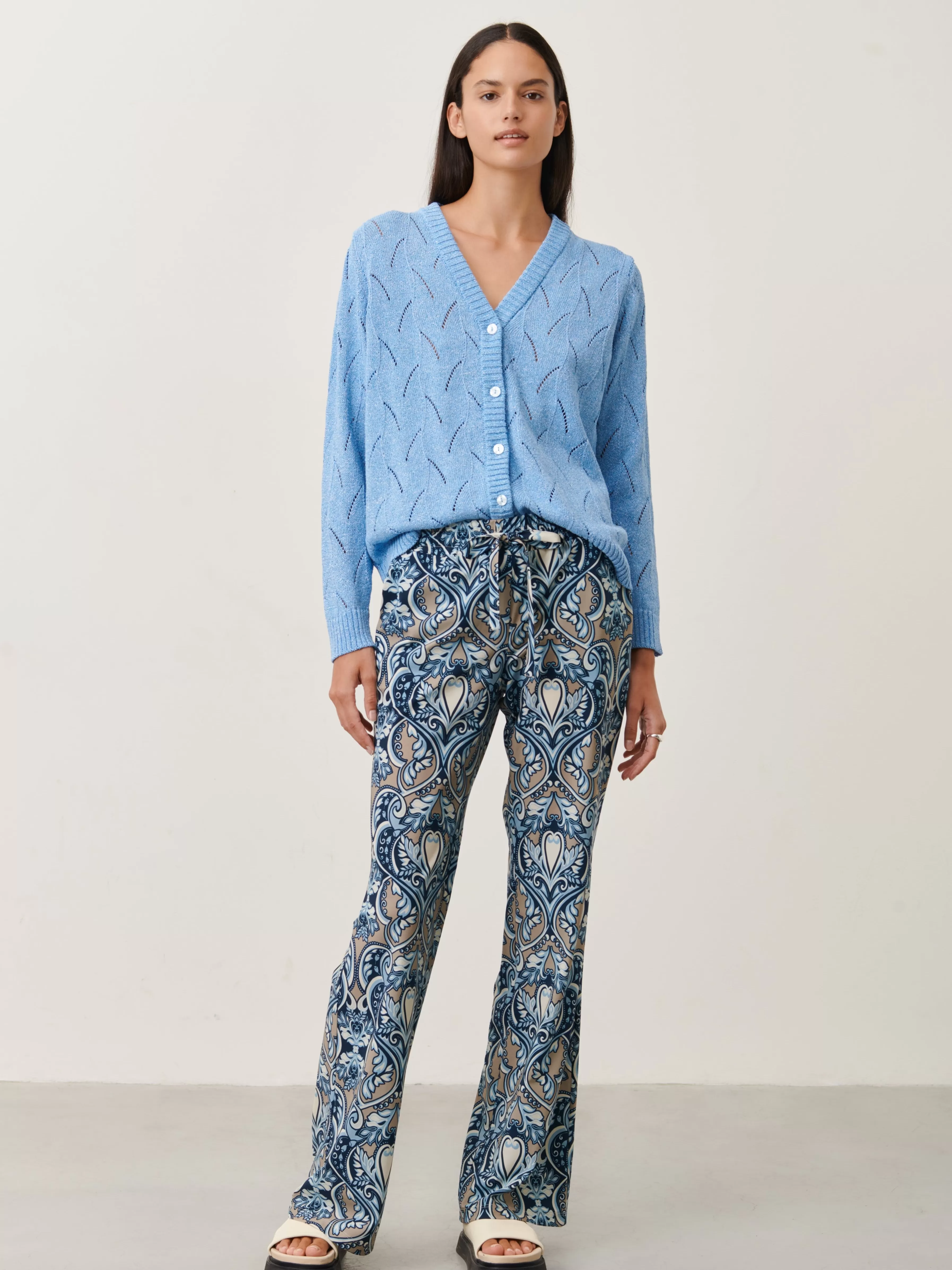 Broeken>Jane Lushka Carola Pants Technical Jersey | Multi Blue