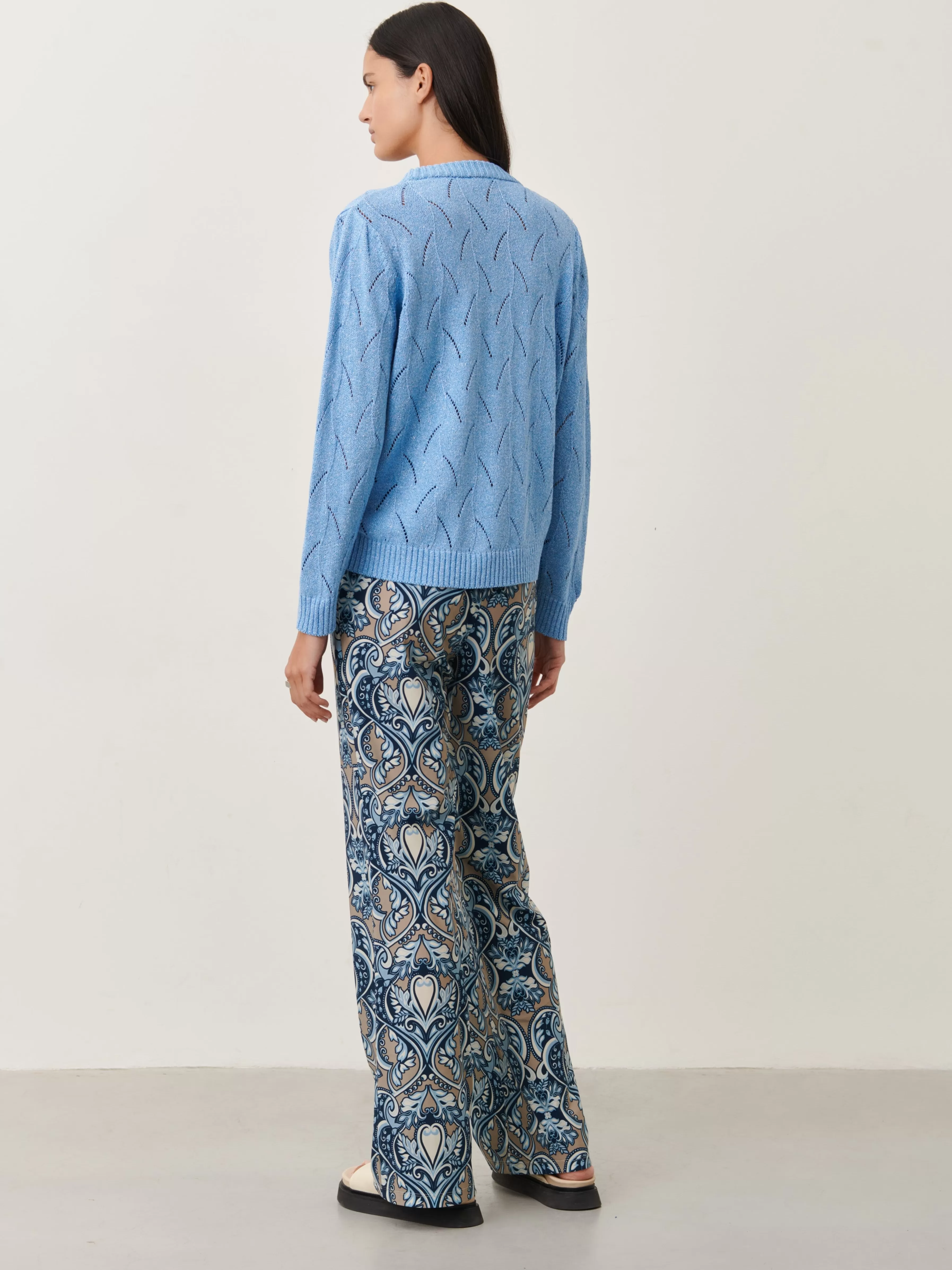 Broeken>Jane Lushka Carola Pants Technical Jersey | Multi Blue