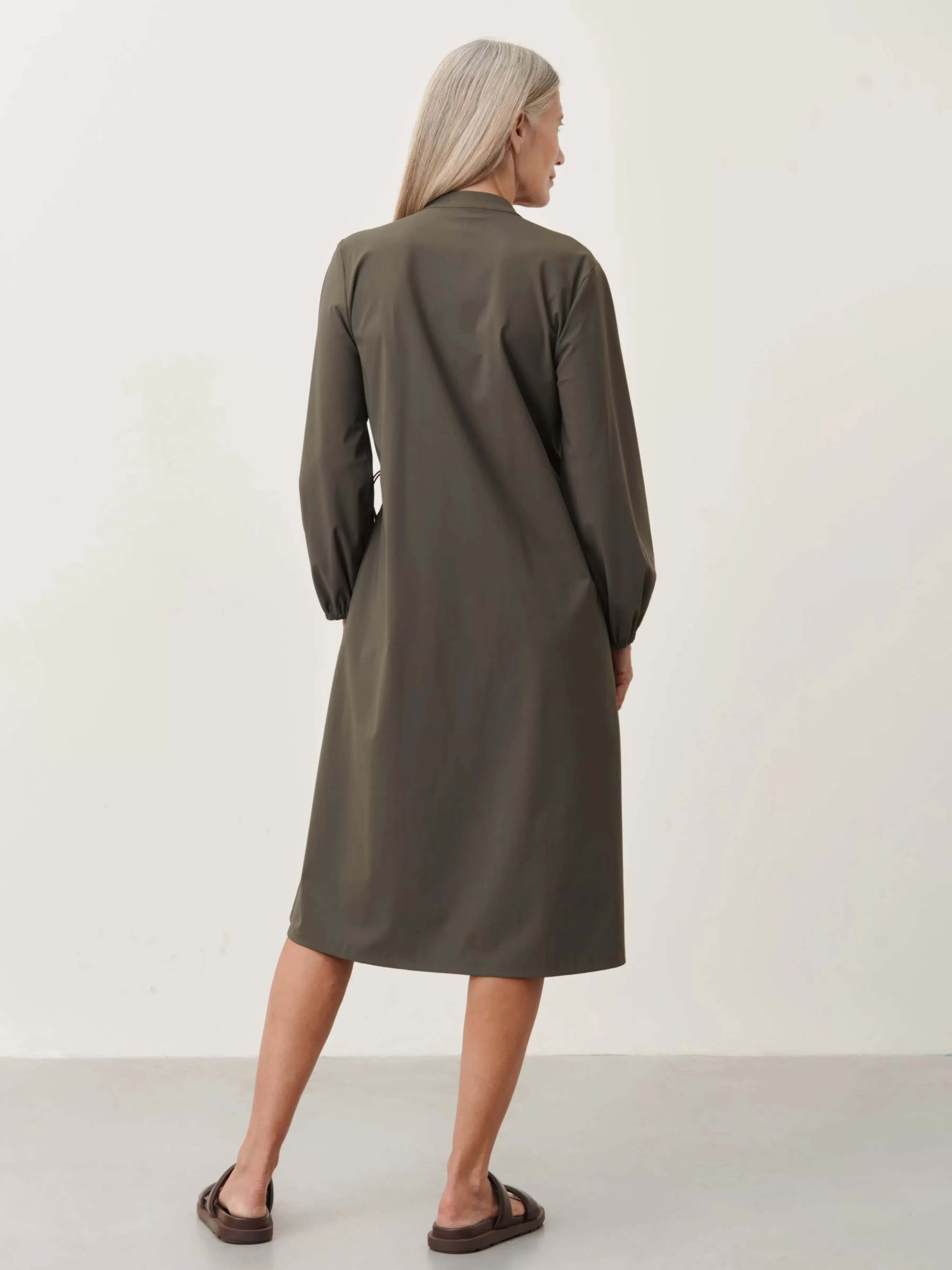 Jurken>Jane Lushka Dennis Dress Technical Jersey | Army