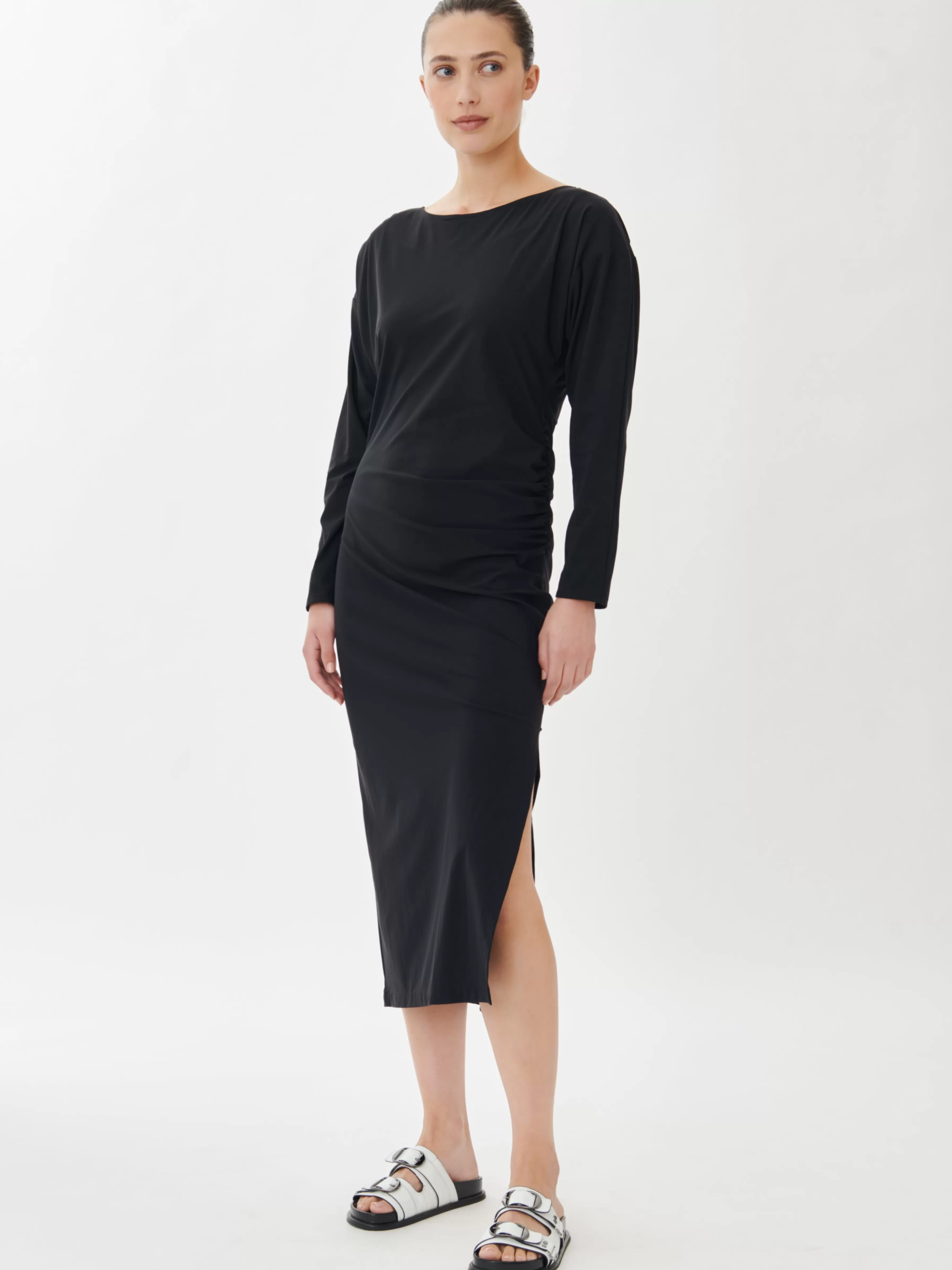 Studio collection | Jurken>Jane Lushka Dion Dress Technical Jersey | Black