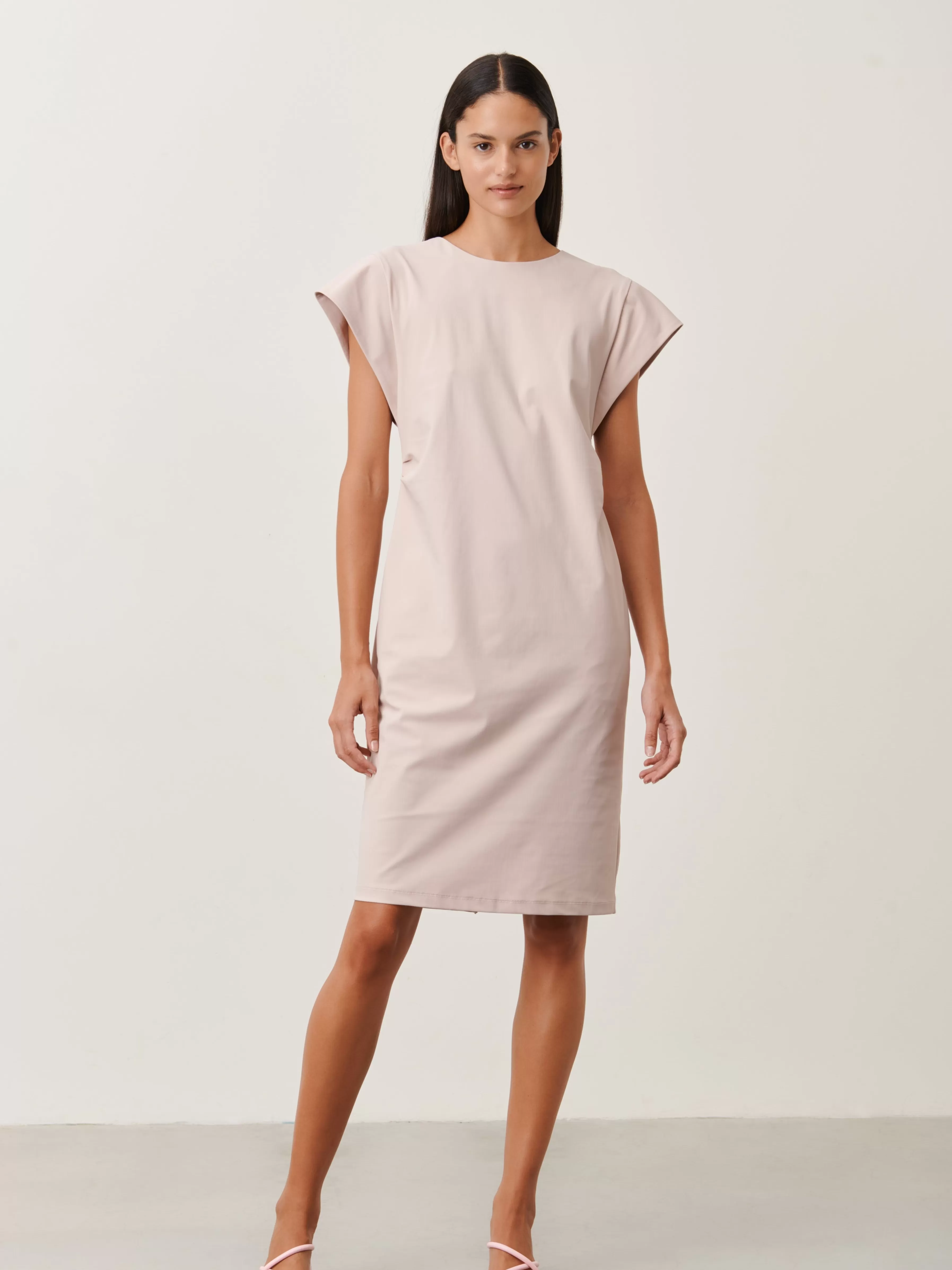 Jurken>Jane Lushka Domina Dress Technical Jersey | Pudra