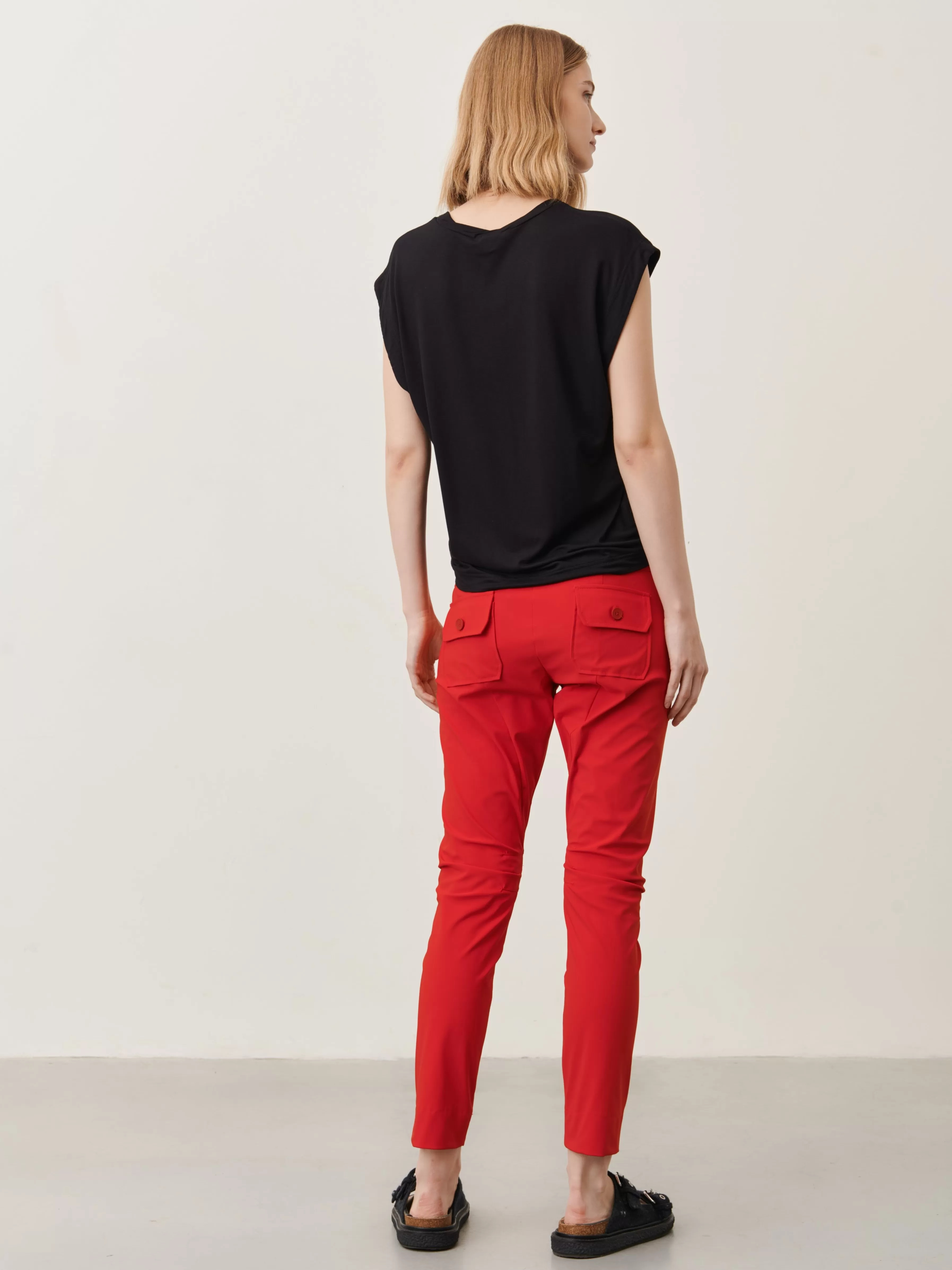 Broeken>Jane Lushka Doris Pants Technical Jersey | Red