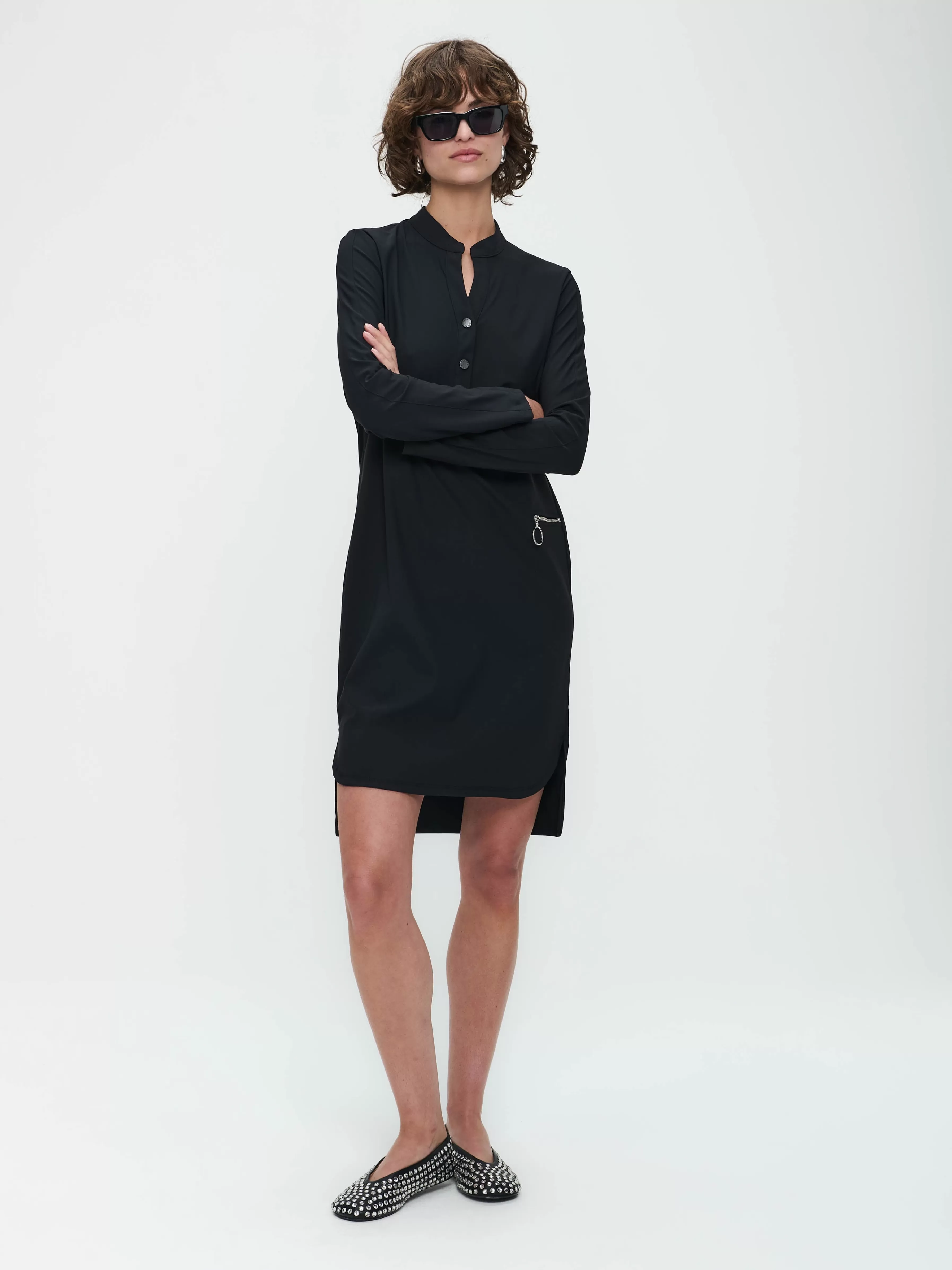 Best basic>Jane Lushka Dress Eva Easy Wear | Black