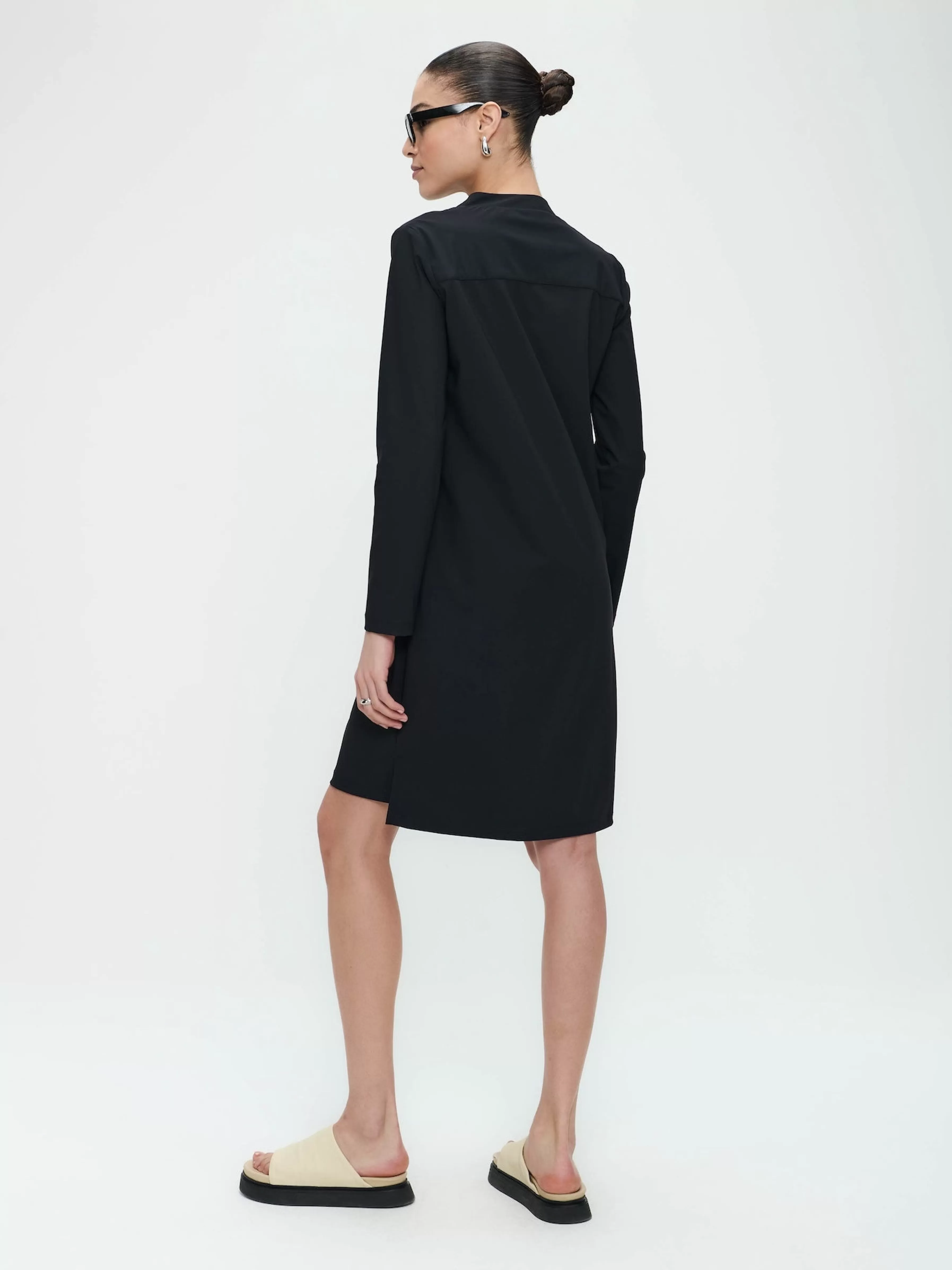 Best basic>Jane Lushka Dress Kelly Technical Jersey | Black