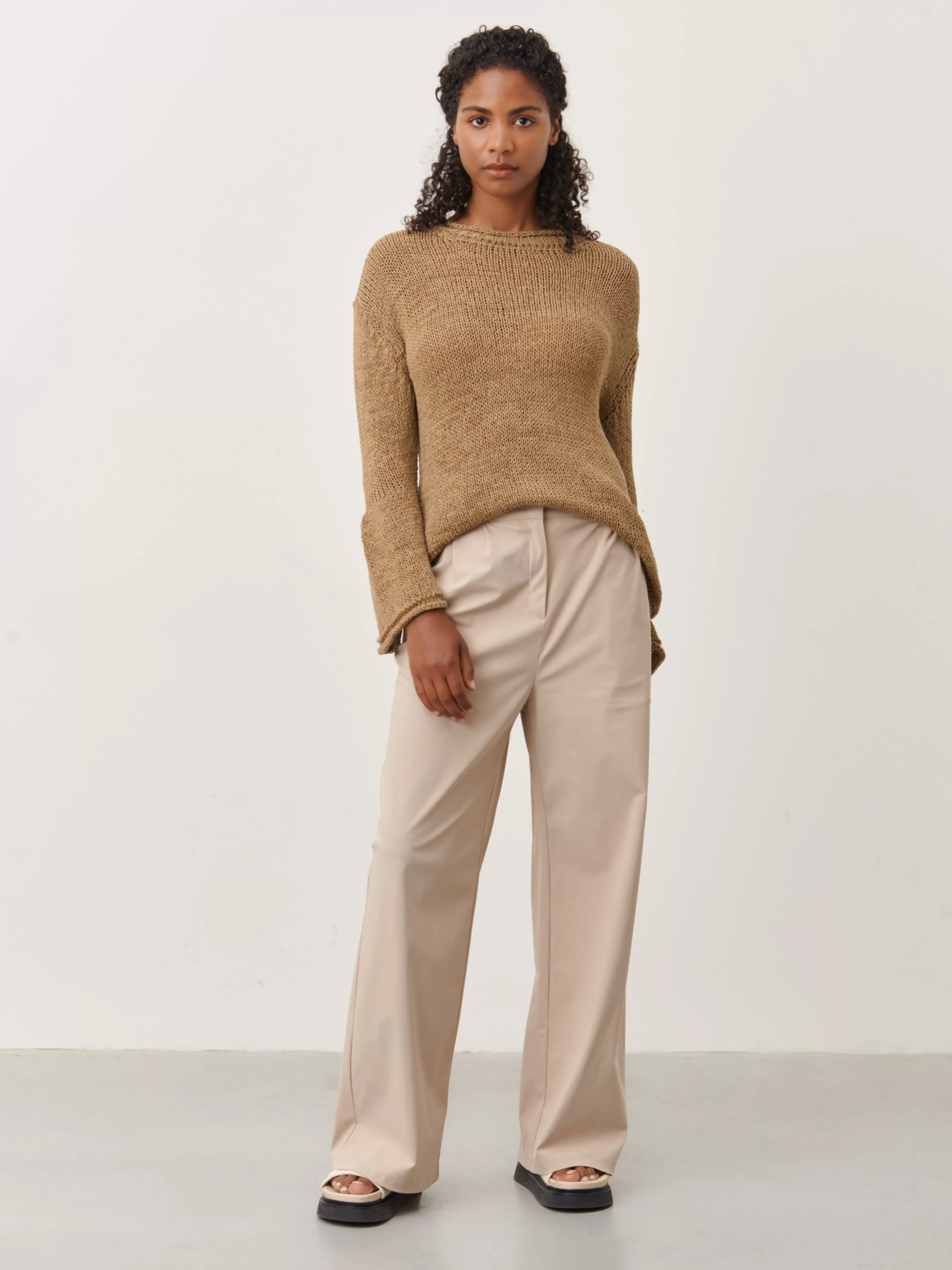 Broeken>Jane Lushka Elise Pants Technical Jersey | Sand