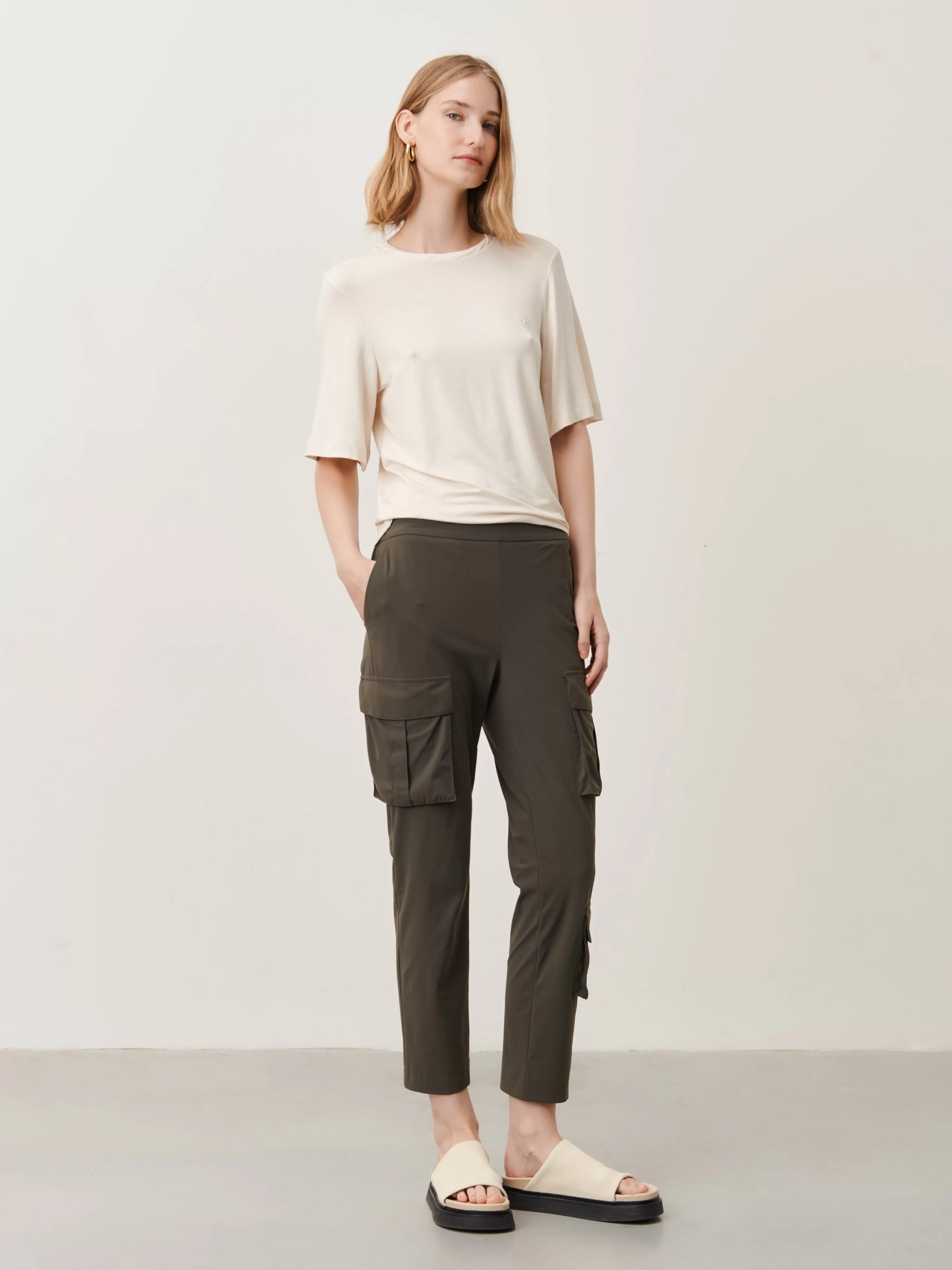 Broeken>Jane Lushka Frey Pants Technical Jersey | Army