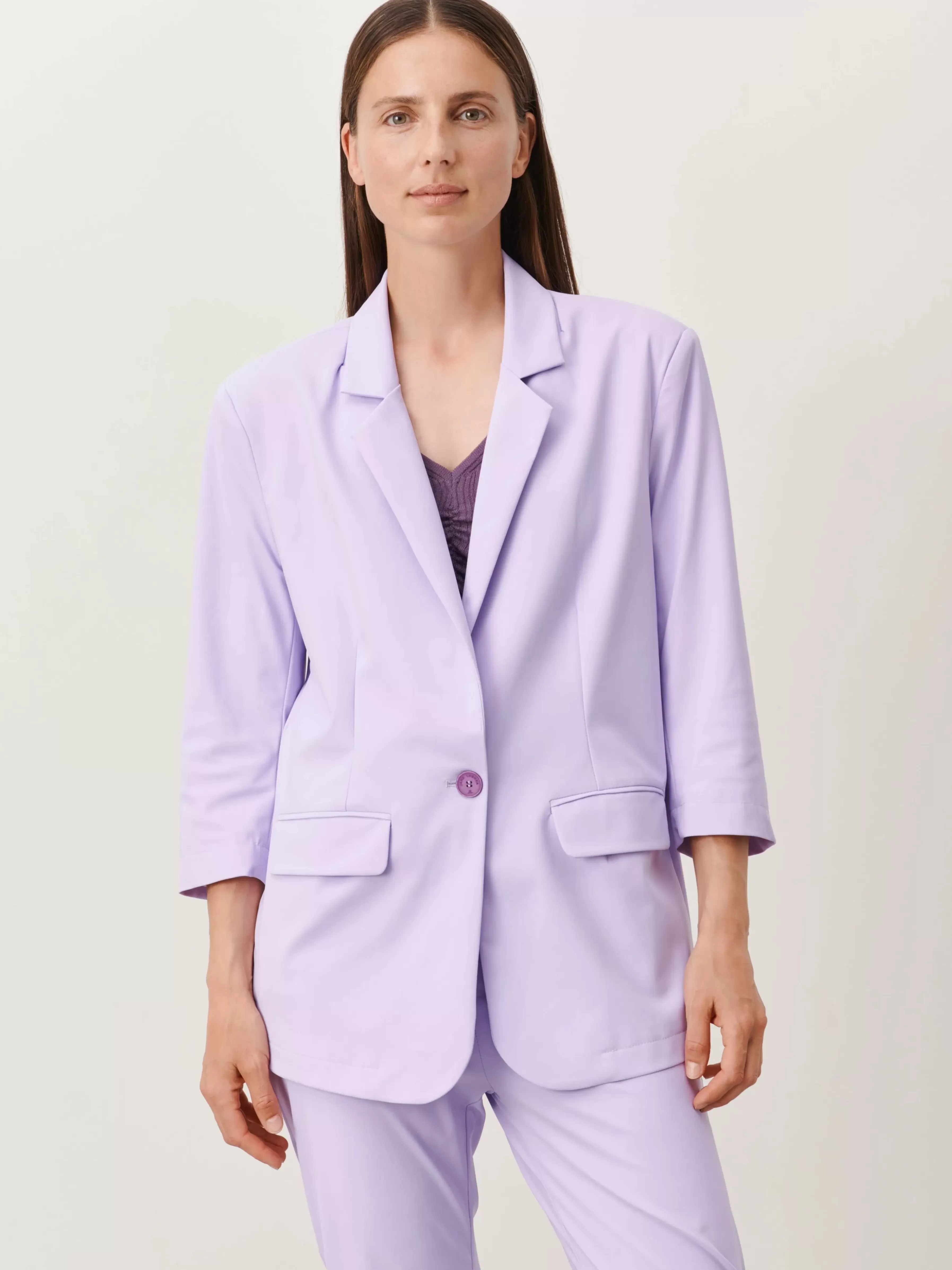 Blazers>Jane Lushka Fring Blazer Technical Jersey | Lila