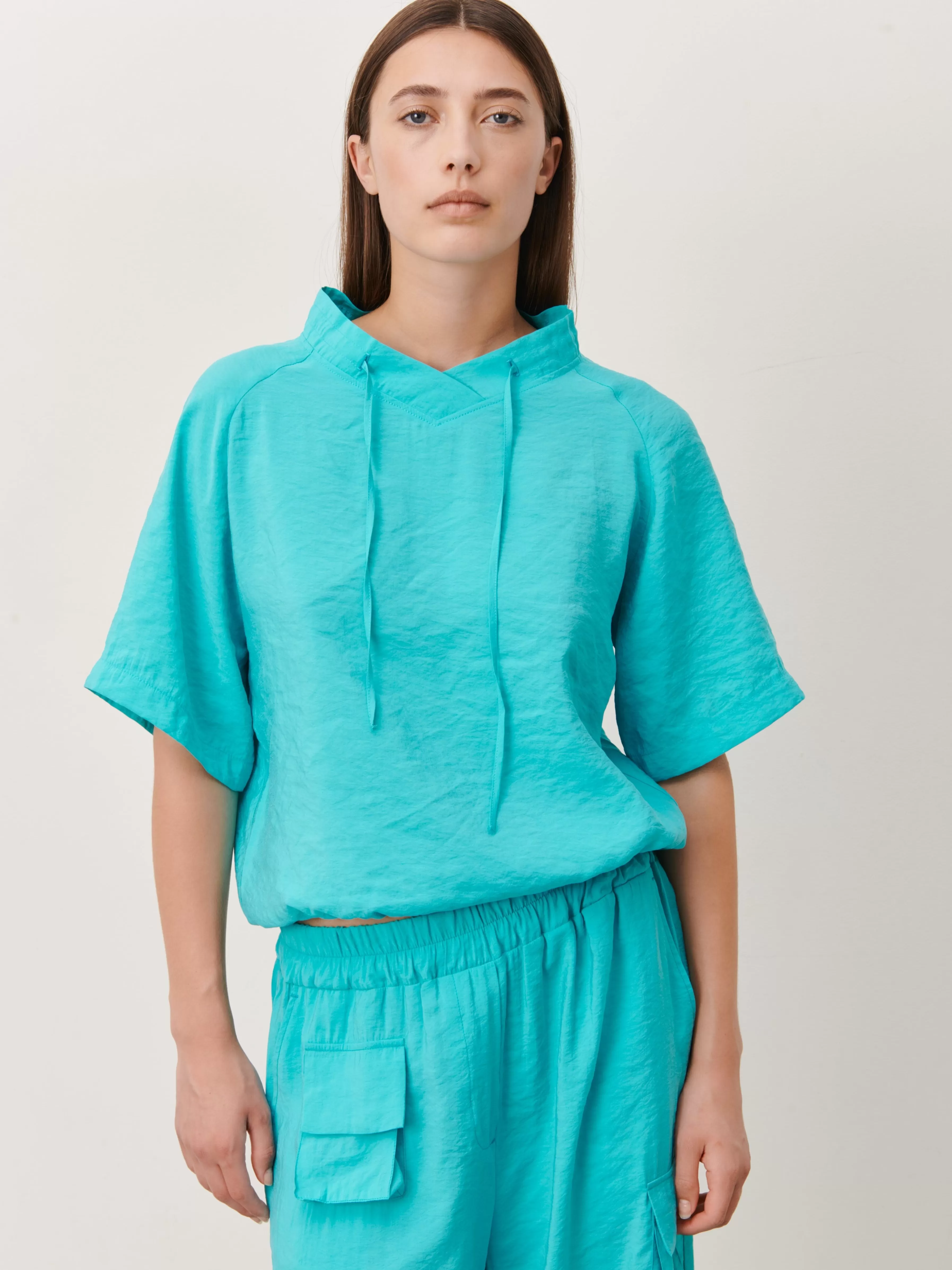 Tops>Jane Lushka Gia Top | Turquoise