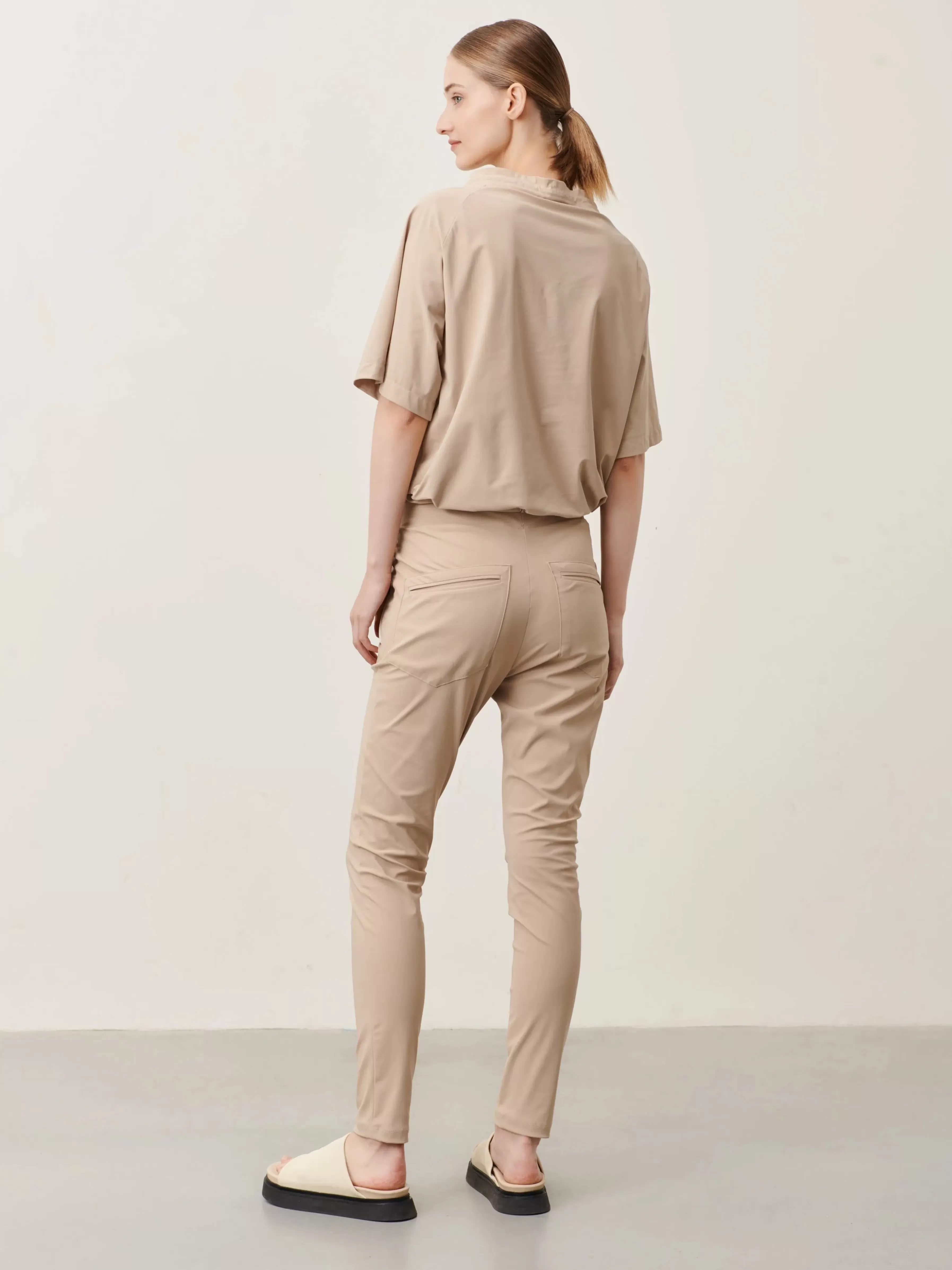 Tops>Jane Lushka Gia Top Technical Jersey | Sand