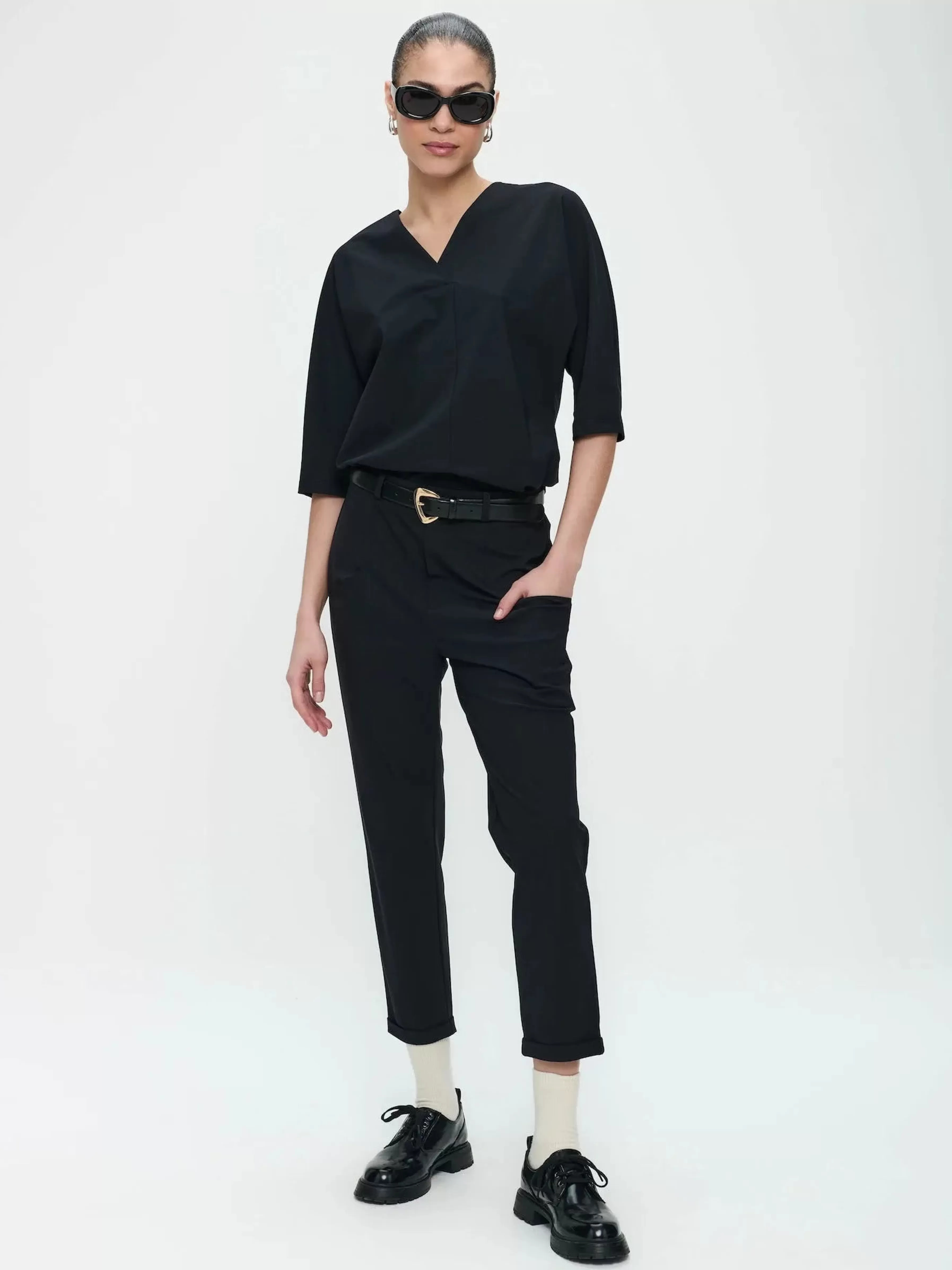 Best basic>Jane Lushka Hary Pants Technical Jersey | Black