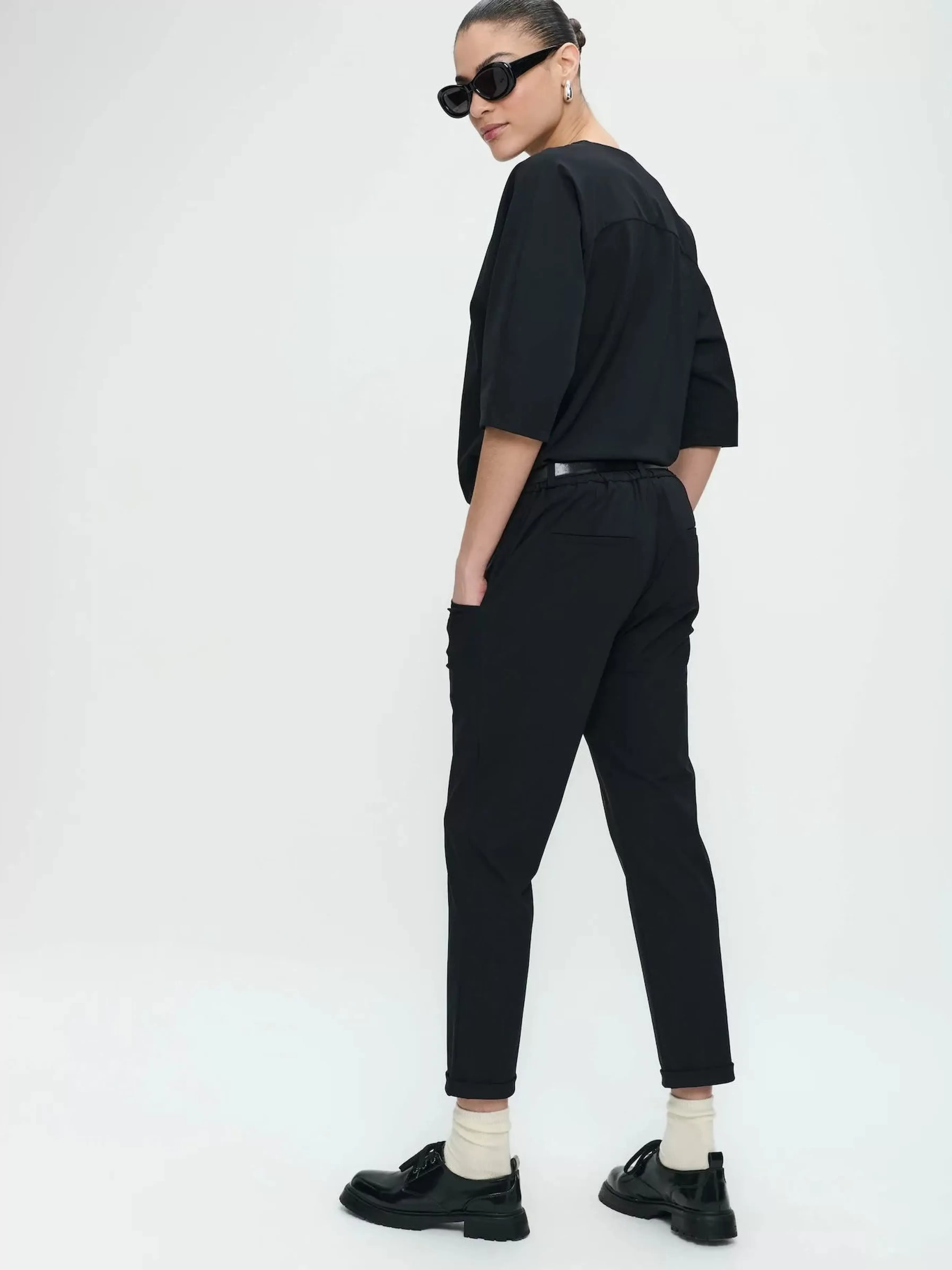 Best basic>Jane Lushka Hary Pants Technical Jersey | Black