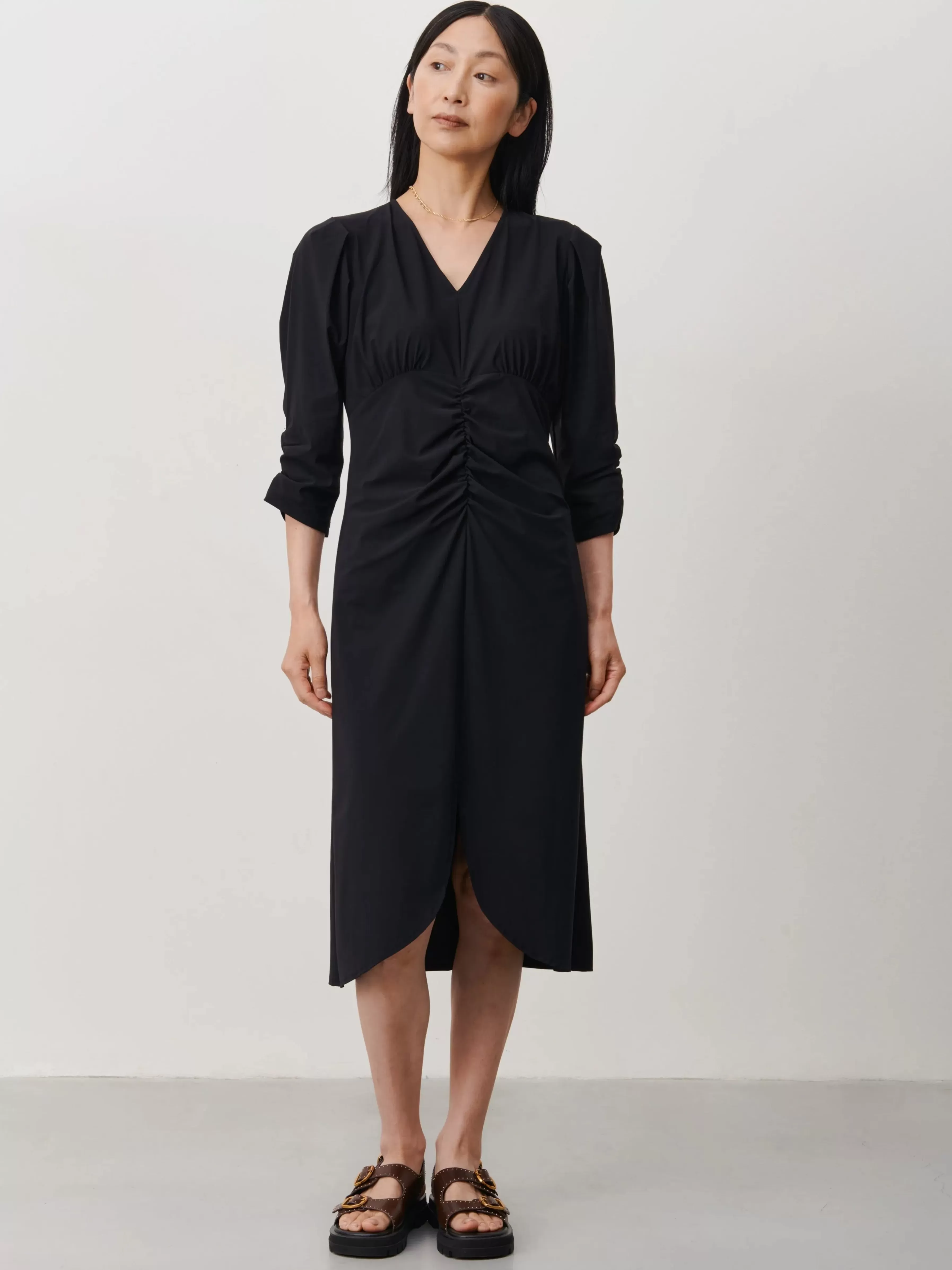 Jurken>Jane Lushka Hilde Dress Technical Jersey | Black