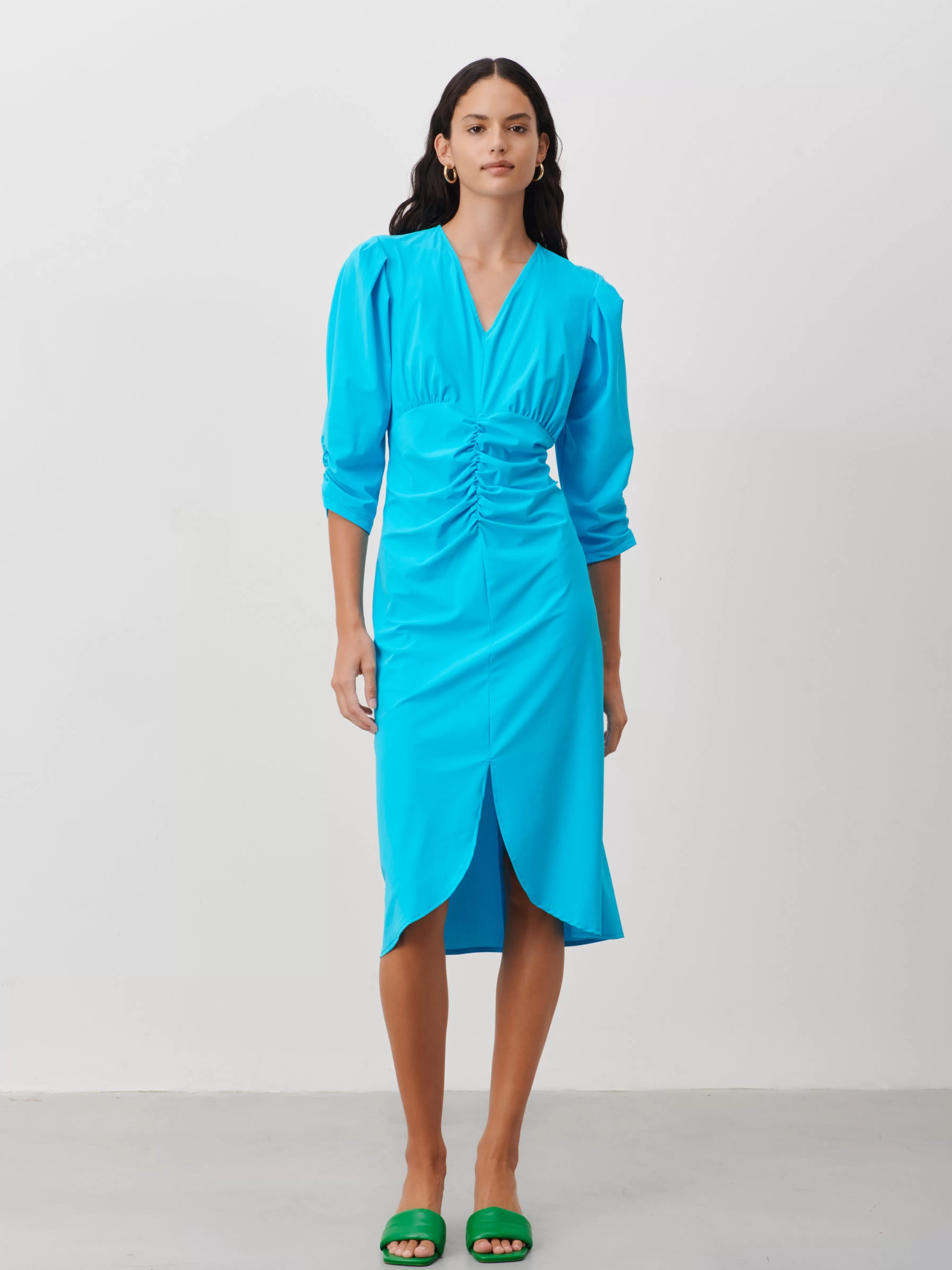 Jurken>Jane Lushka Hilde Dress Technical Jersey | Light Blue