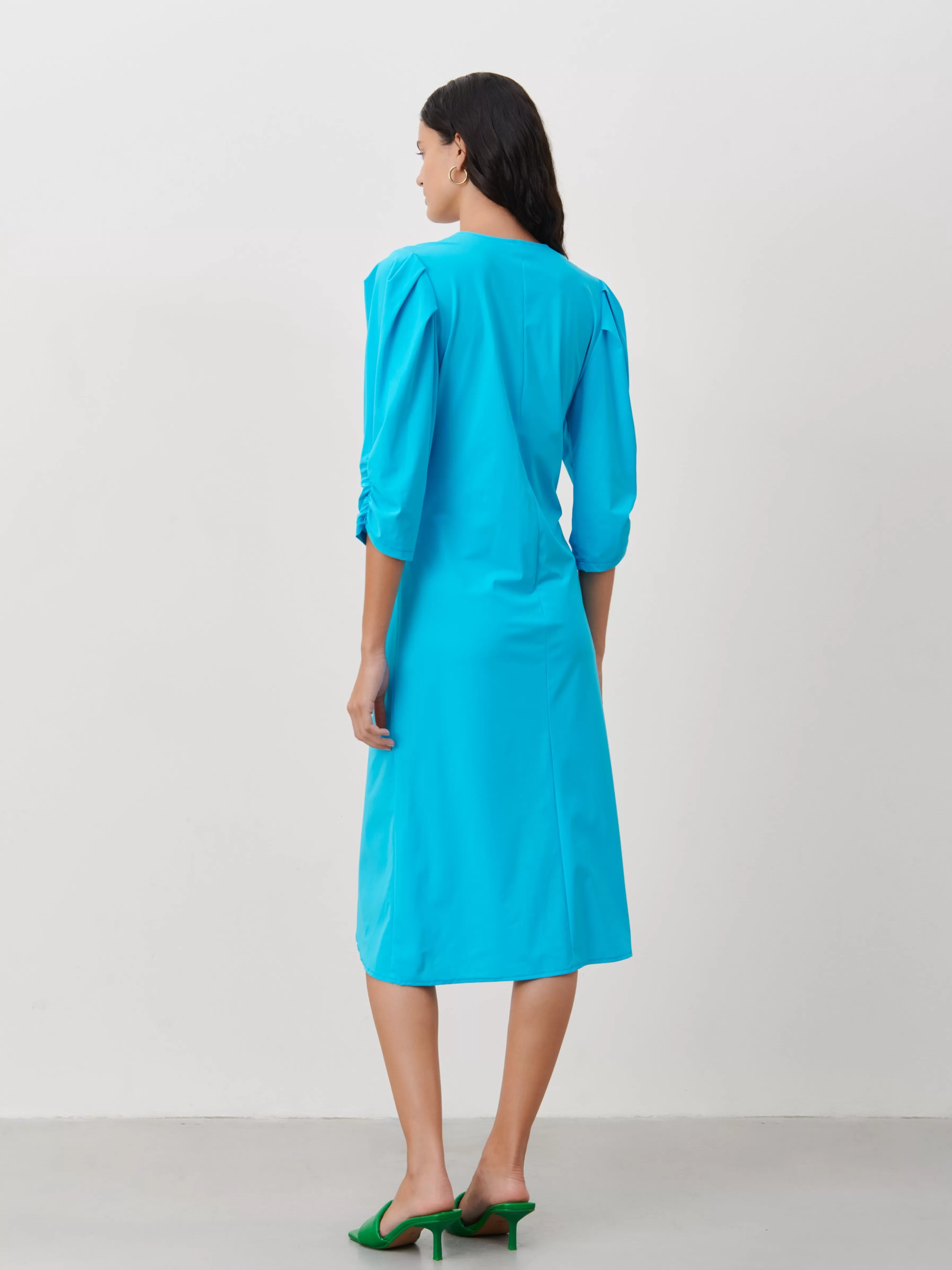 Jurken>Jane Lushka Hilde Dress Technical Jersey | Light Blue