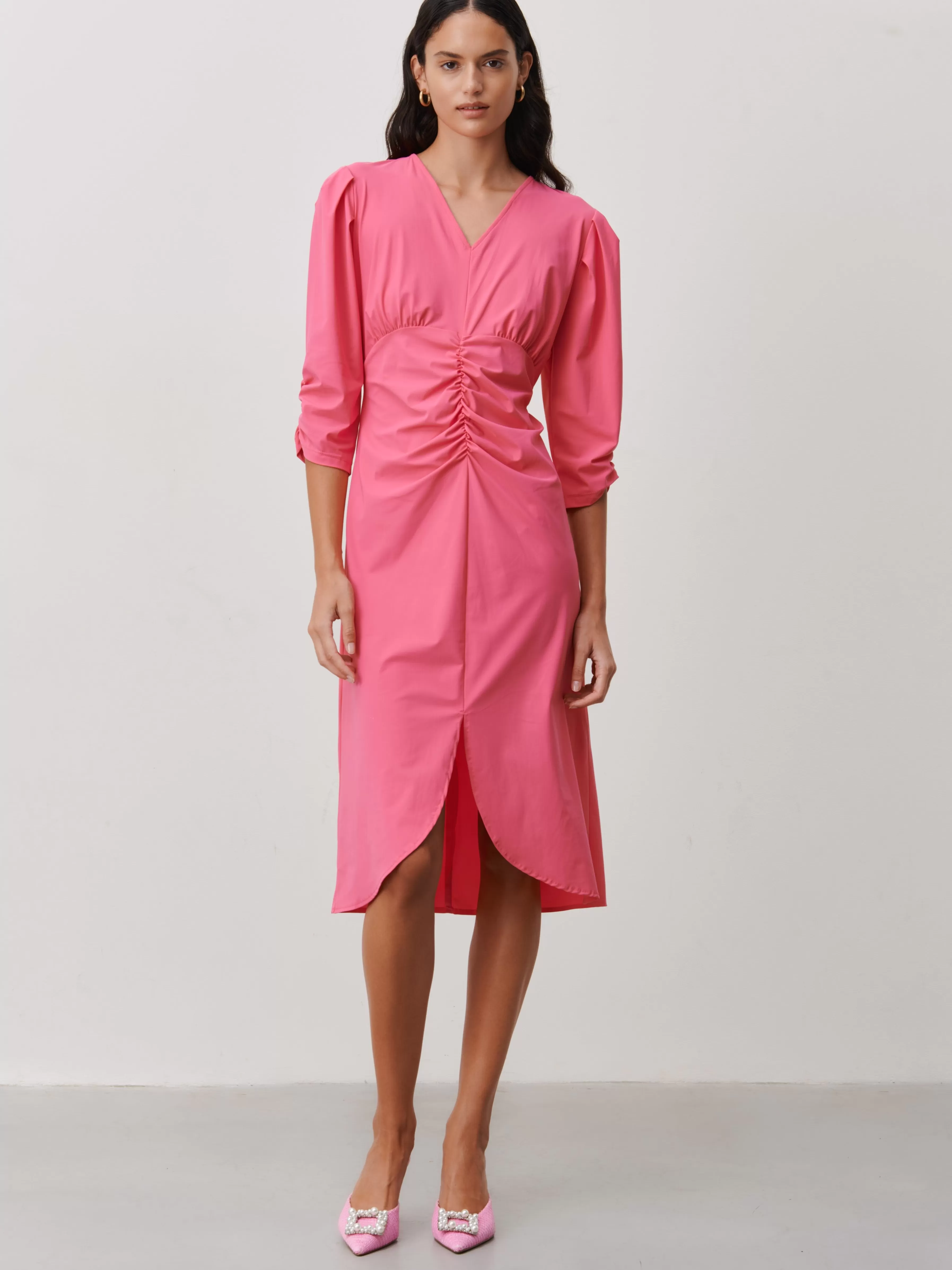 Jurken>Jane Lushka Hilde Dress Technical Jersey | Pink