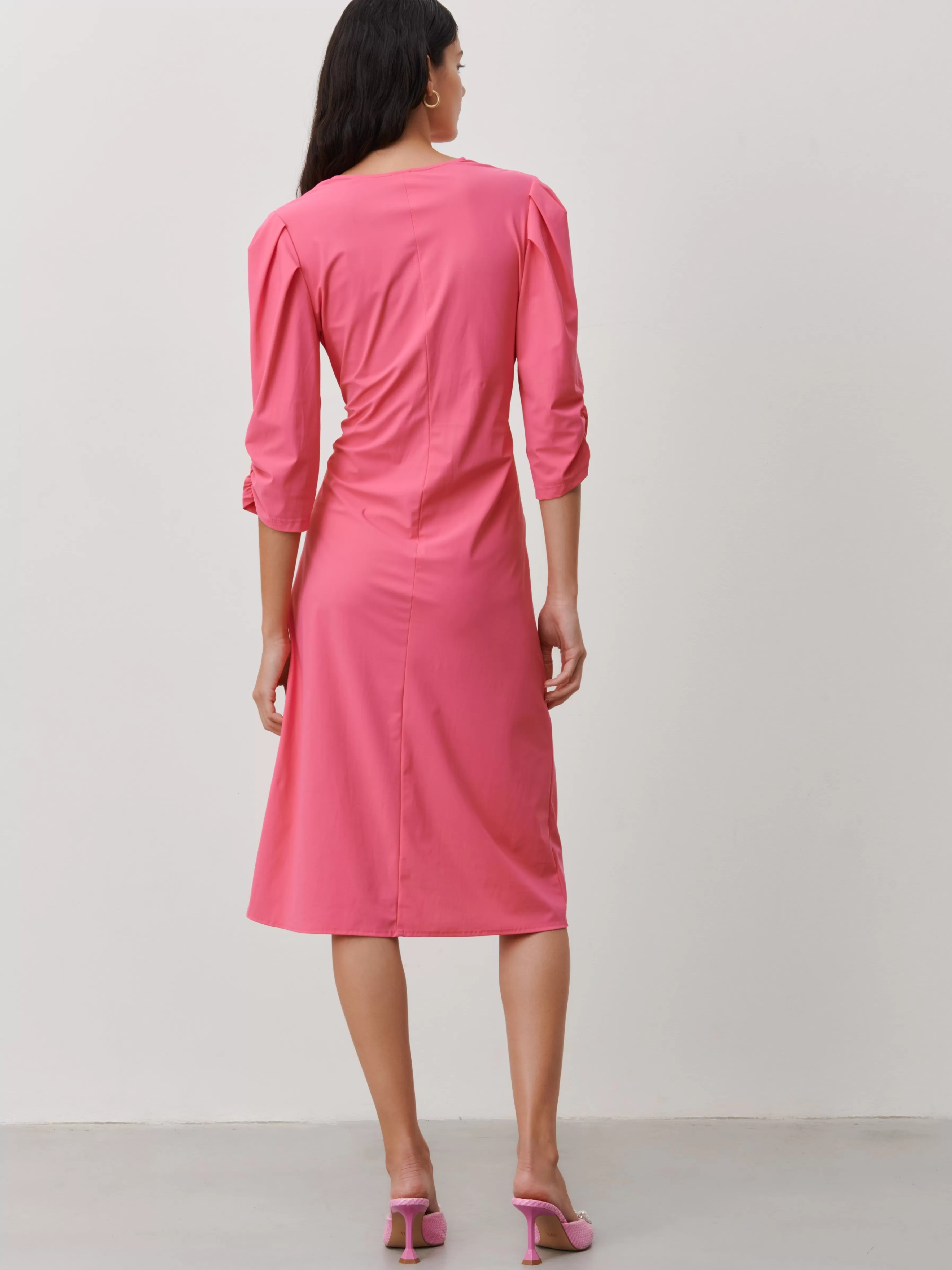 Jurken>Jane Lushka Hilde Dress Technical Jersey | Pink