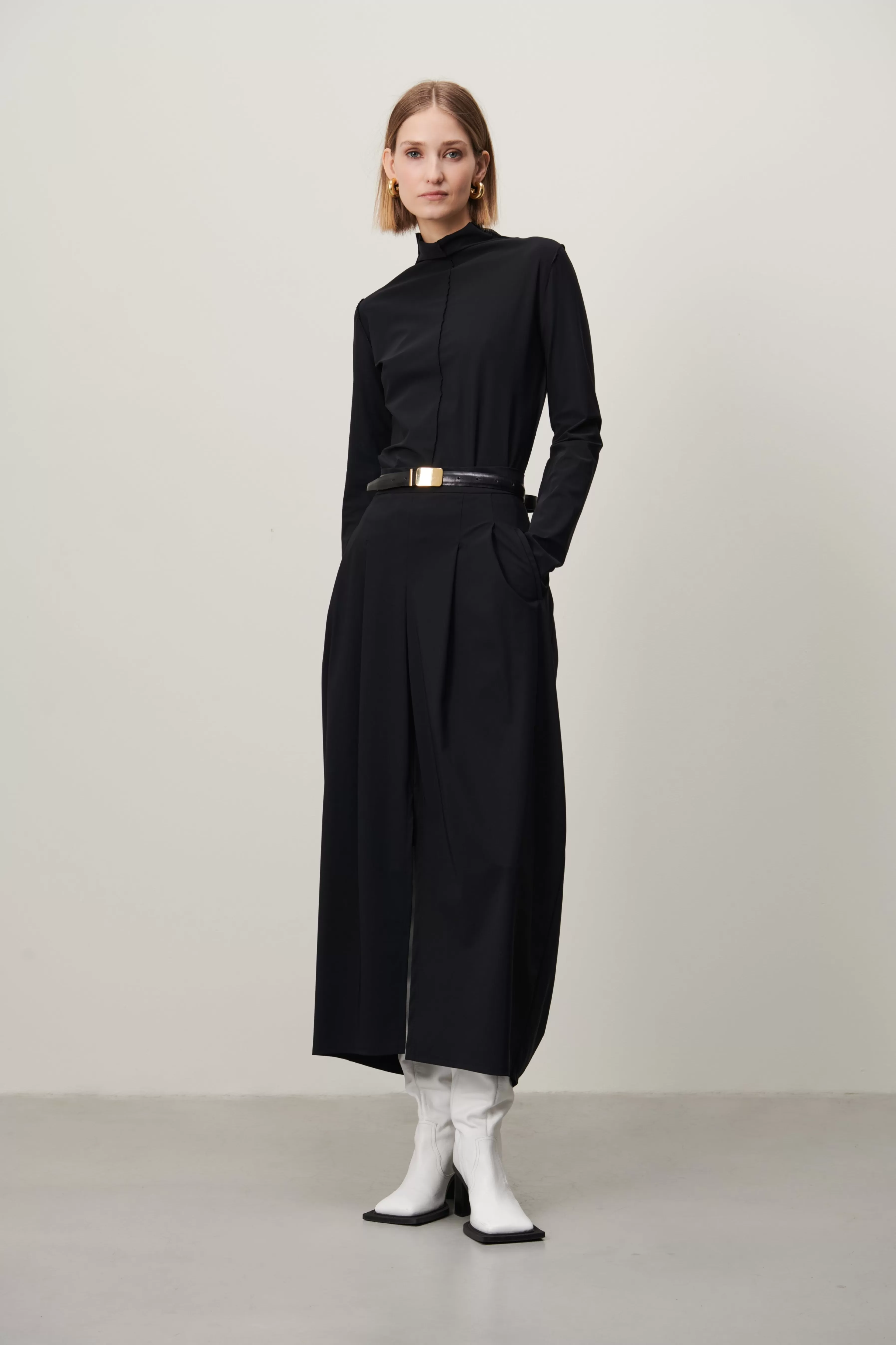 Rokken>Jane Lushka Jack Skirt Technical Jersey | Black