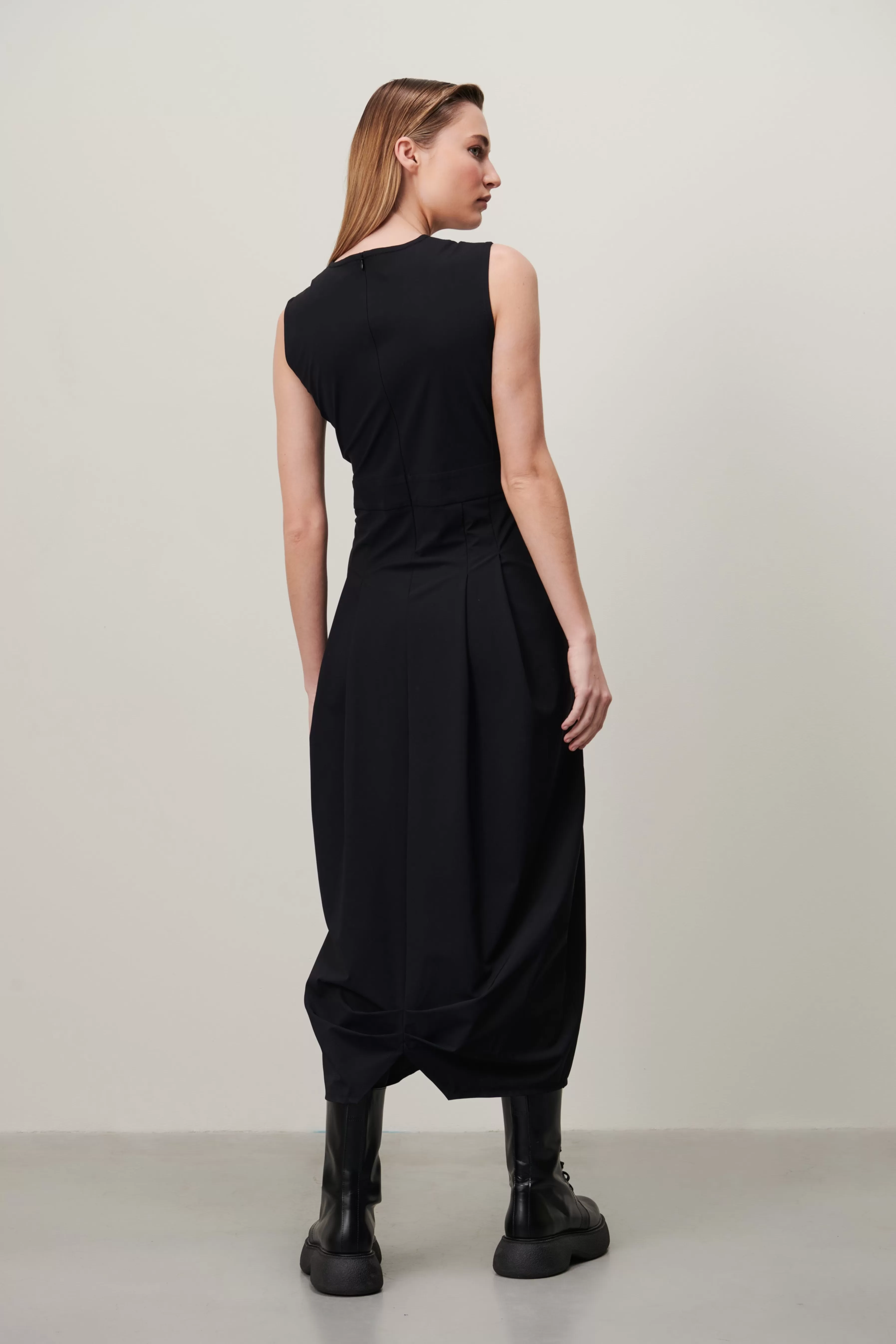 Jurken>Jane Lushka Jackie Dress Technical Jersey | Black