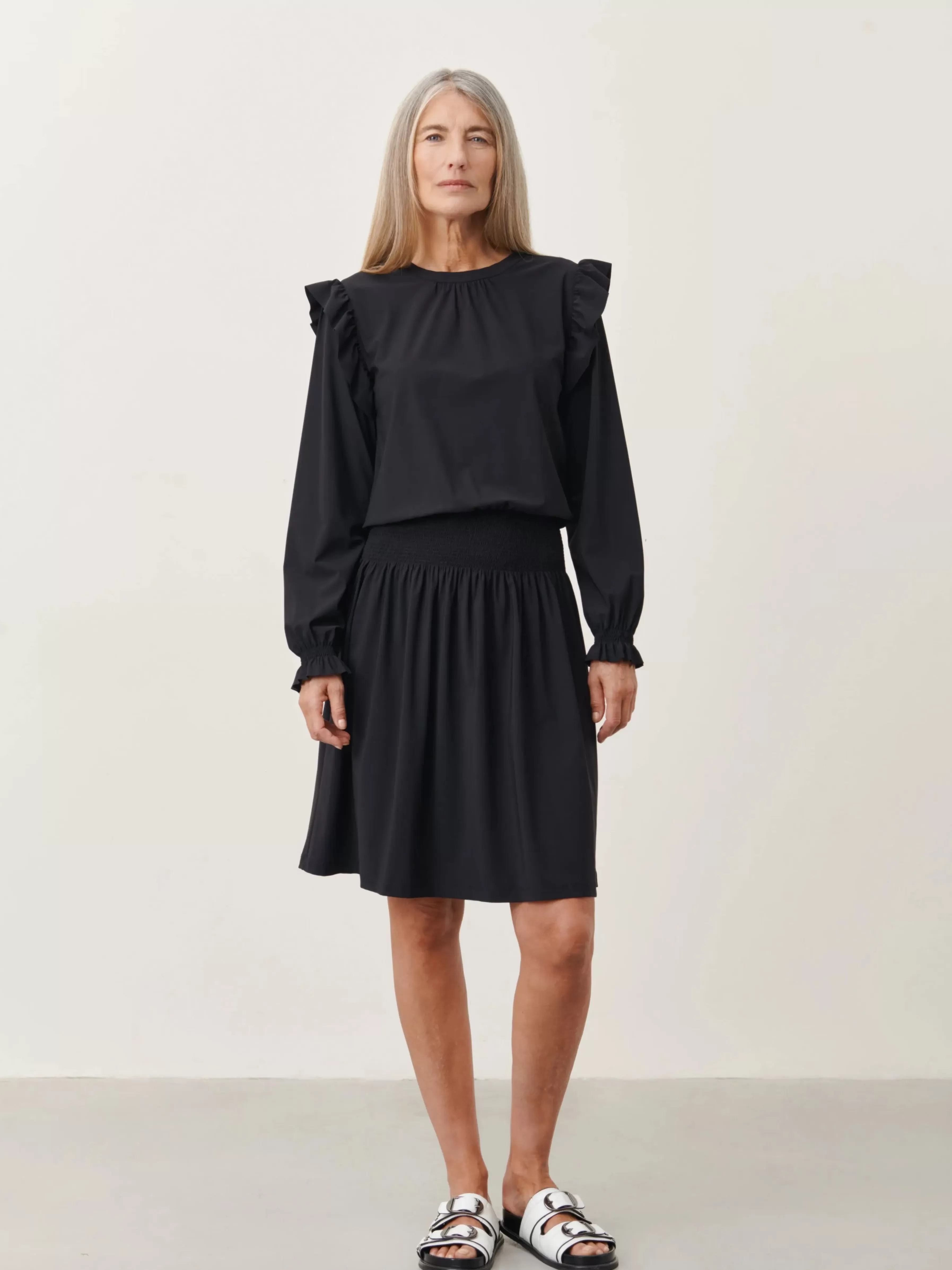 Jurken>Jane Lushka Janny Dress-1 Technical Jersey | Black