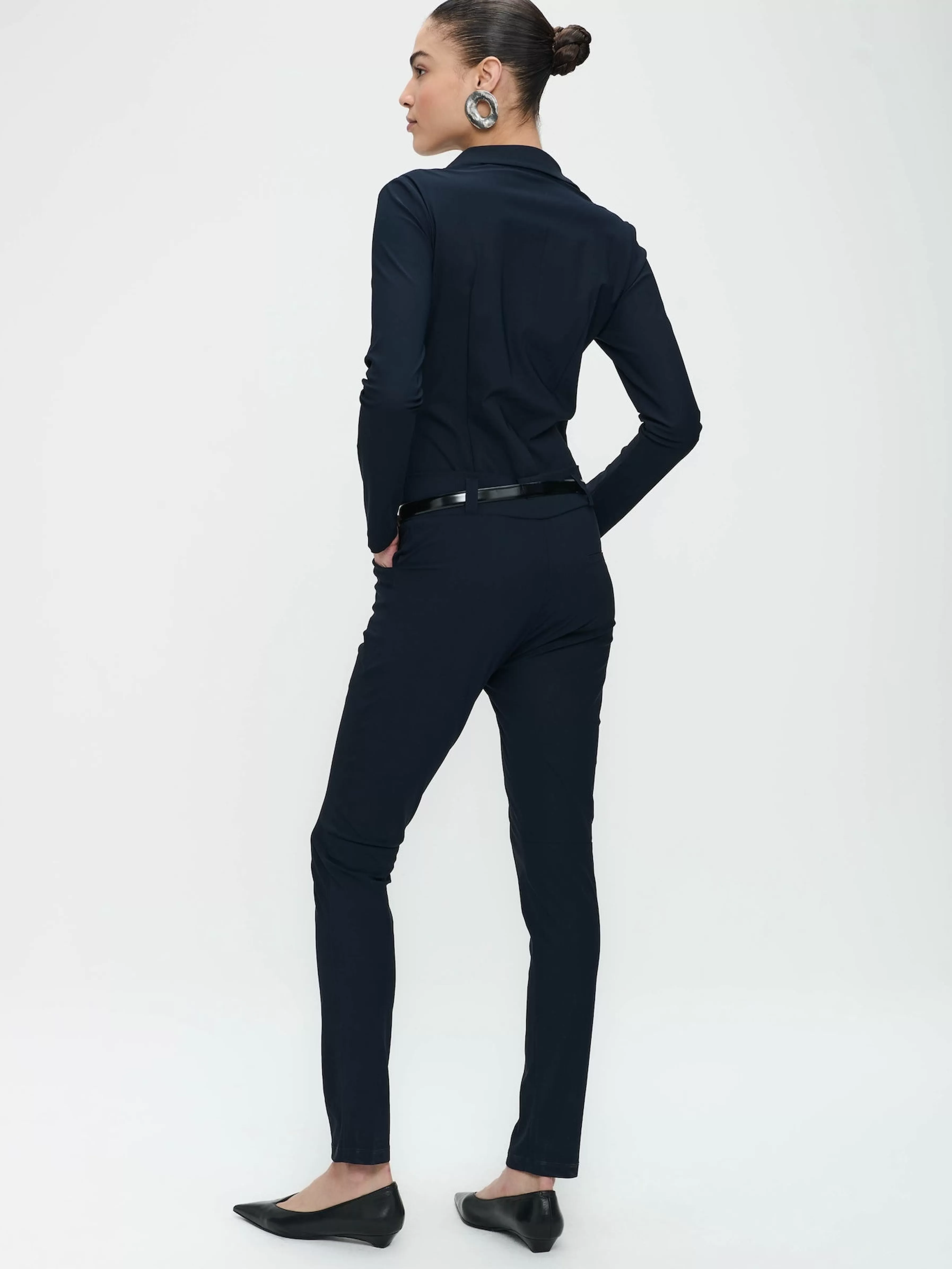 Best basic>Jane Lushka Jumpsuit Diana Easy Wear Technical Jersey | Blue