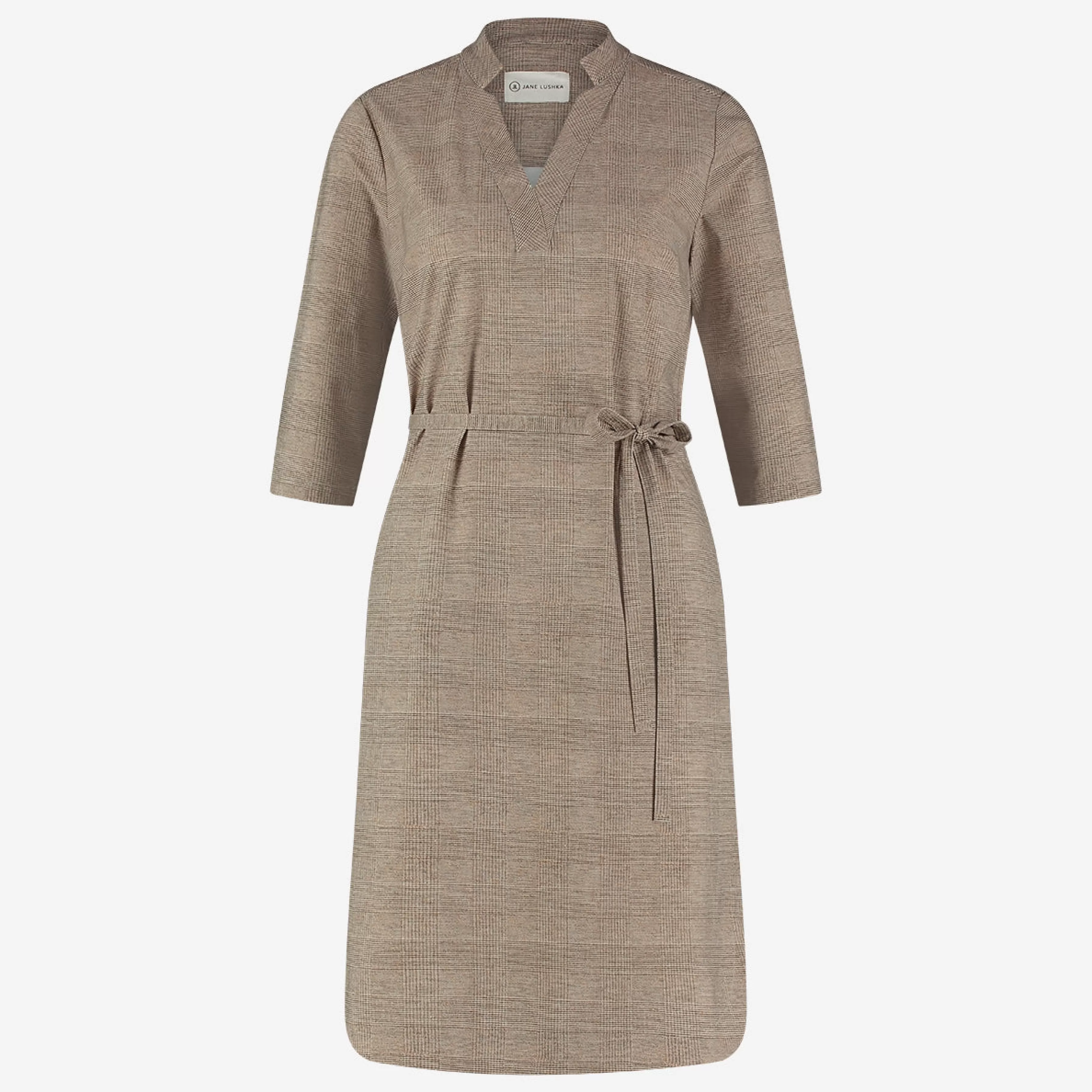 Jurken>Jane Lushka Kendal Dress Technical Jersey | Beige