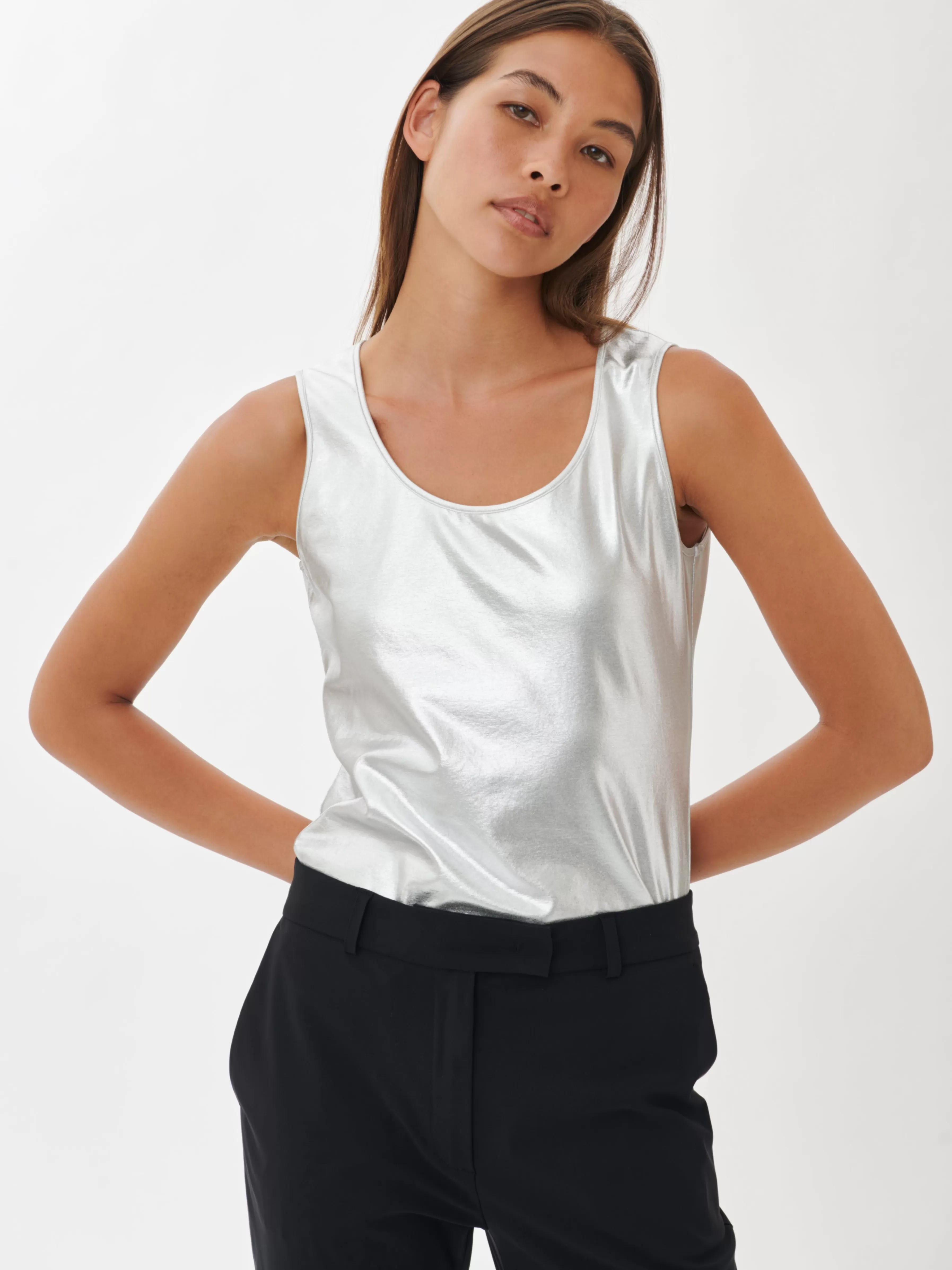 Studio collection | Tops>Jane Lushka Kett Top | Silver