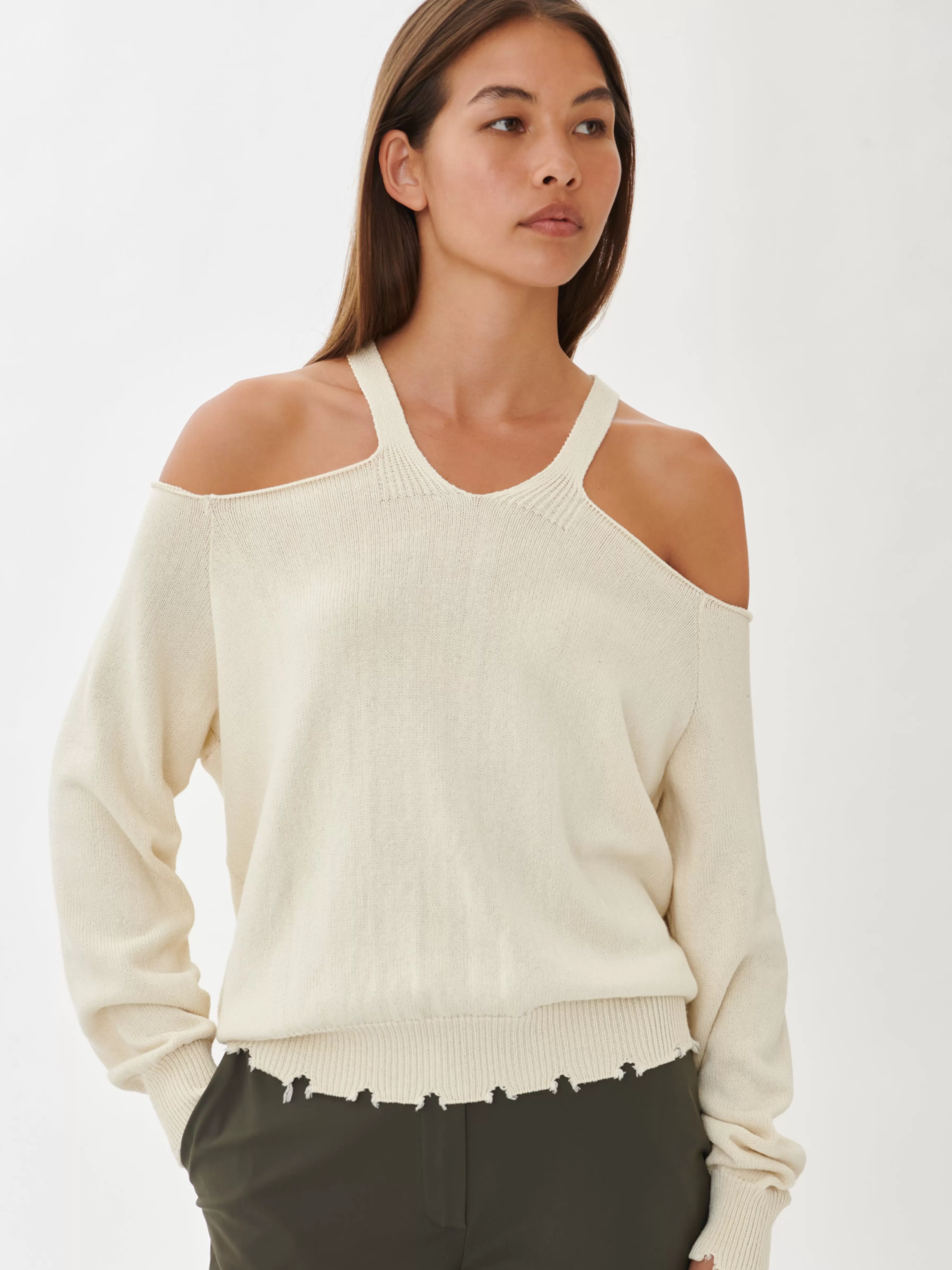 Studio collection | Truien & Vesten>Jane Lushka Key West Pullover | Ecru