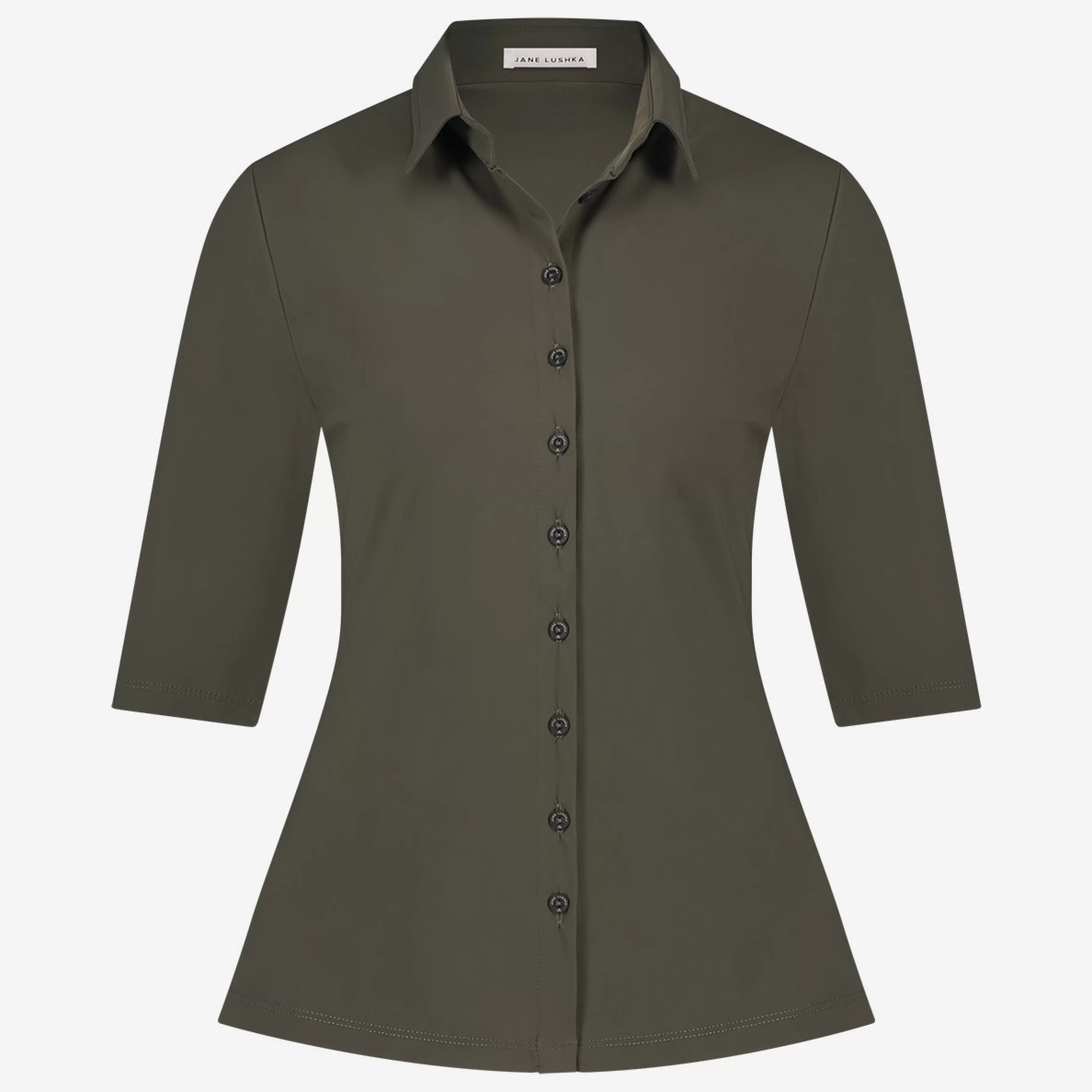 Blouses>Jane Lushka Kikkie Blouse Technical Jersey | Army