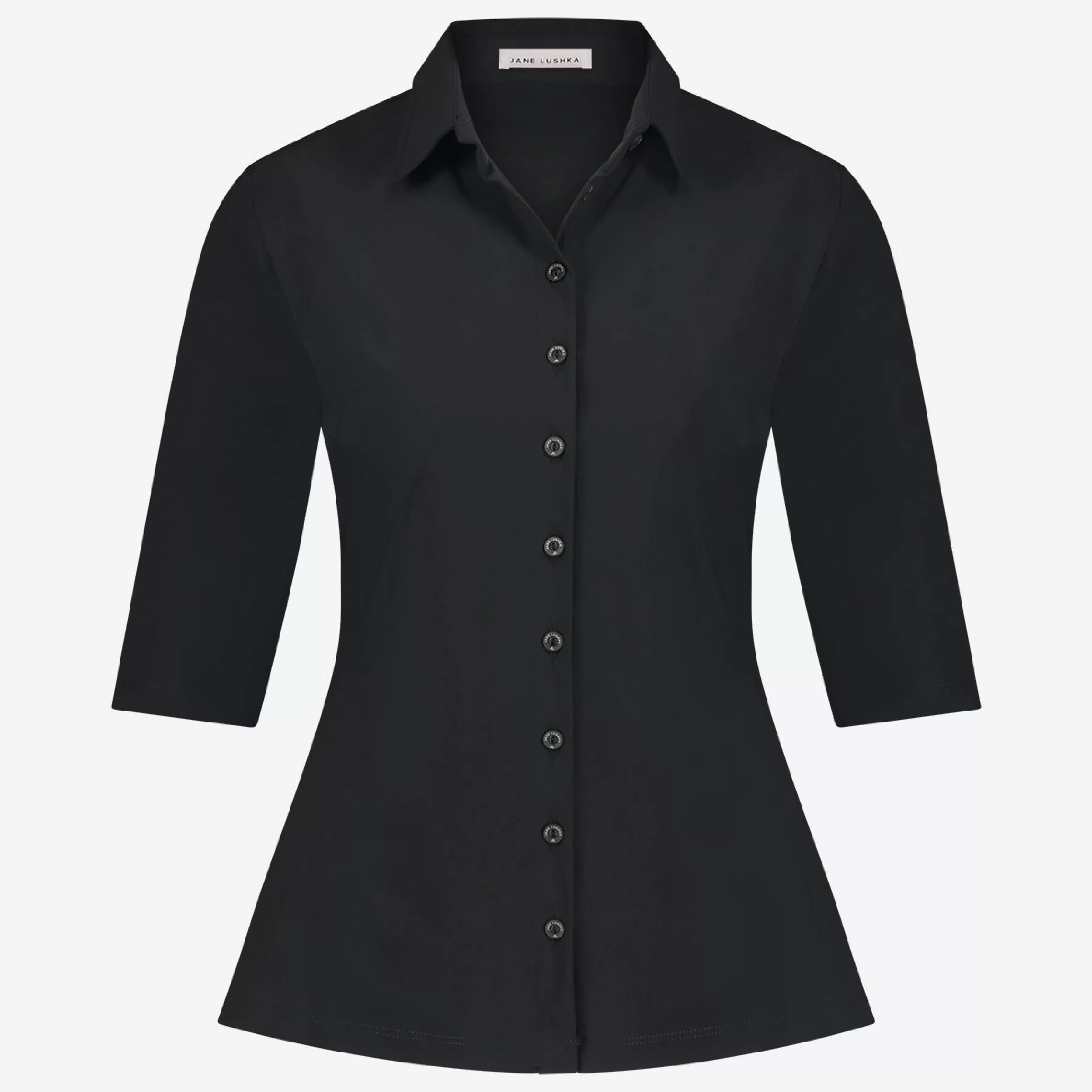 Blouses>Jane Lushka Kikkie Blouse Technical Jersey | Black