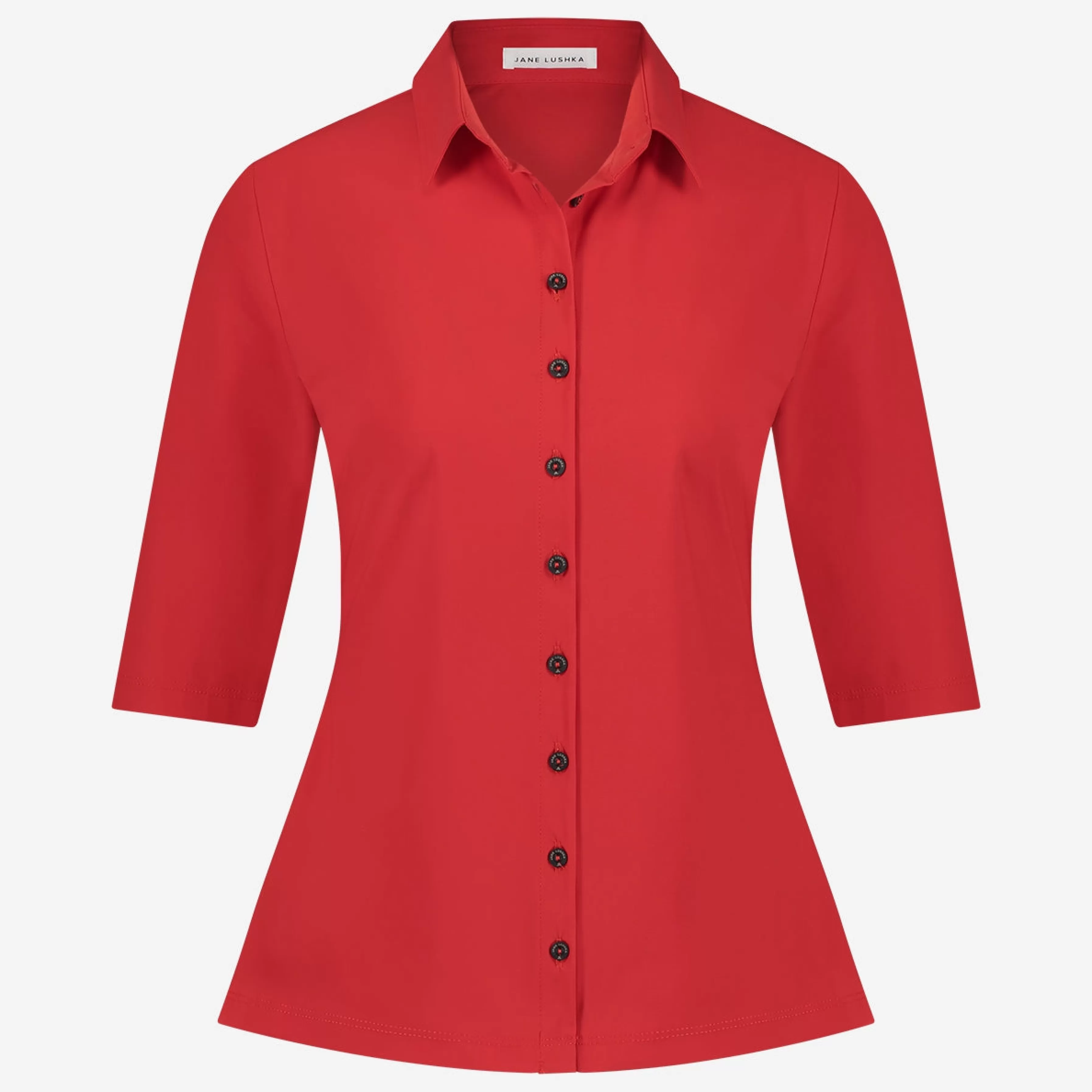 Blouses>Jane Lushka Kikkie Blouse Technical Jersey | Red