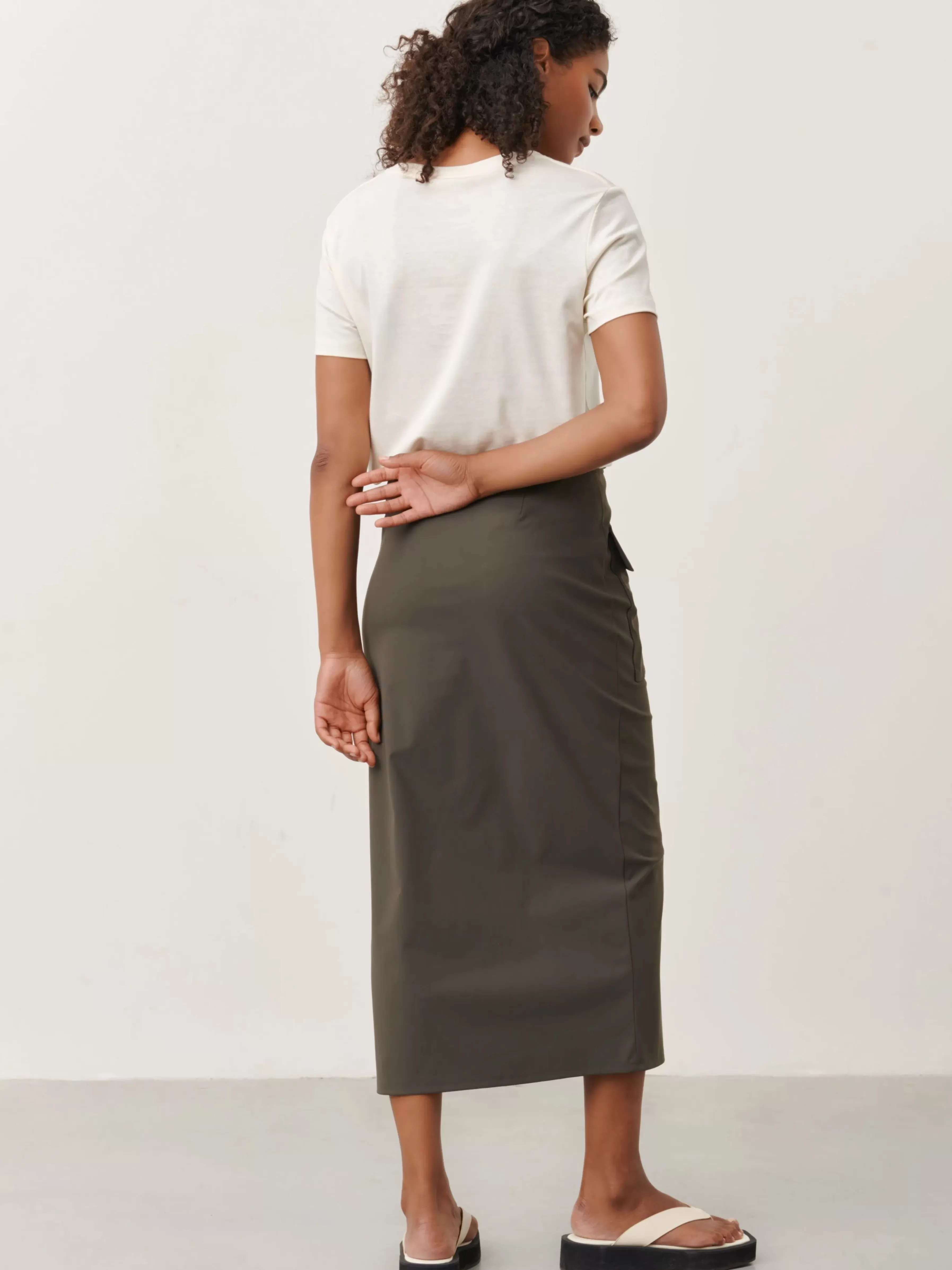 Rokken>Jane Lushka Lara Skirt Technical Jersey | Army