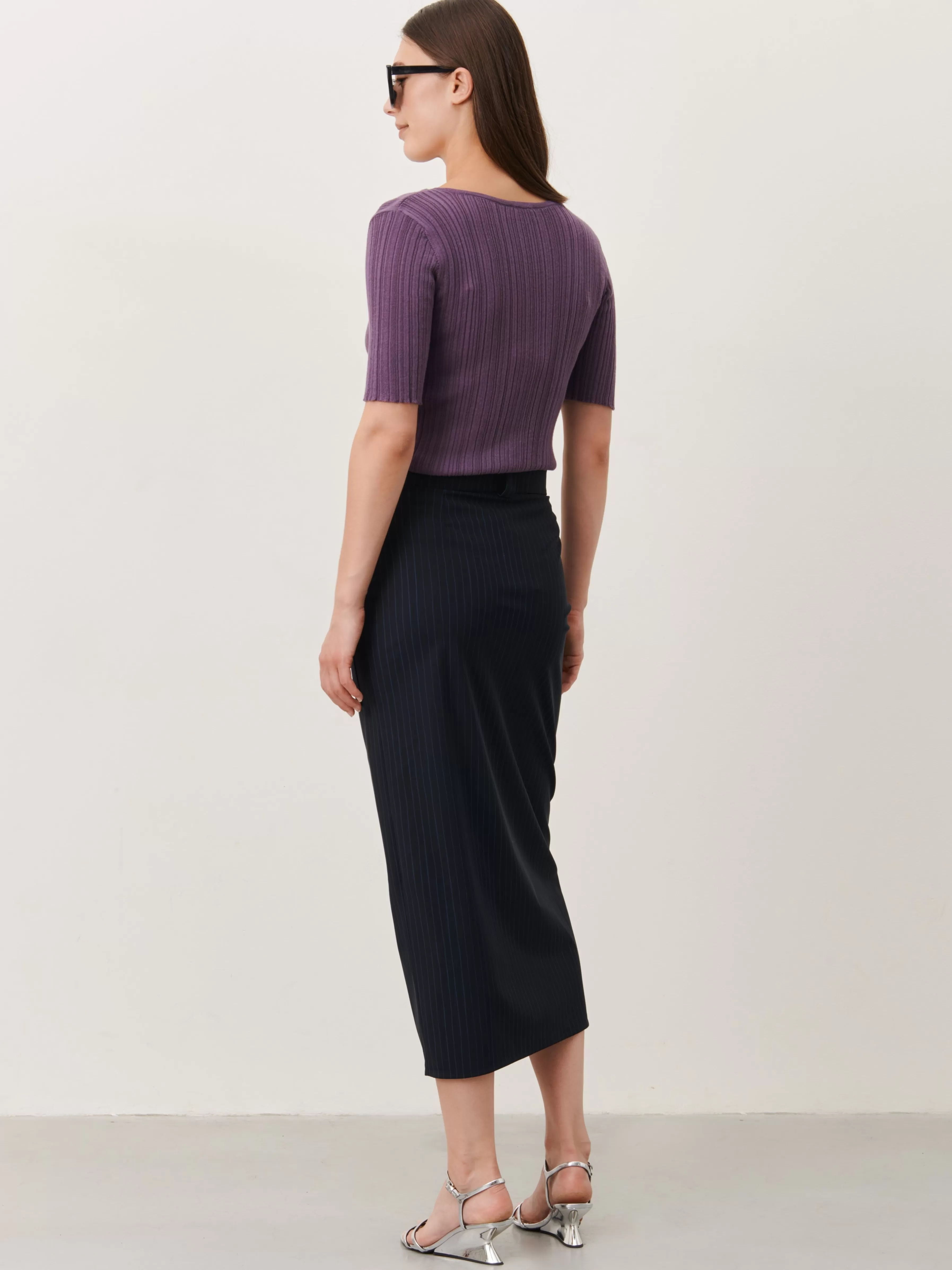 Rokken>Jane Lushka Lara Skirt Technical Jersey | Blue