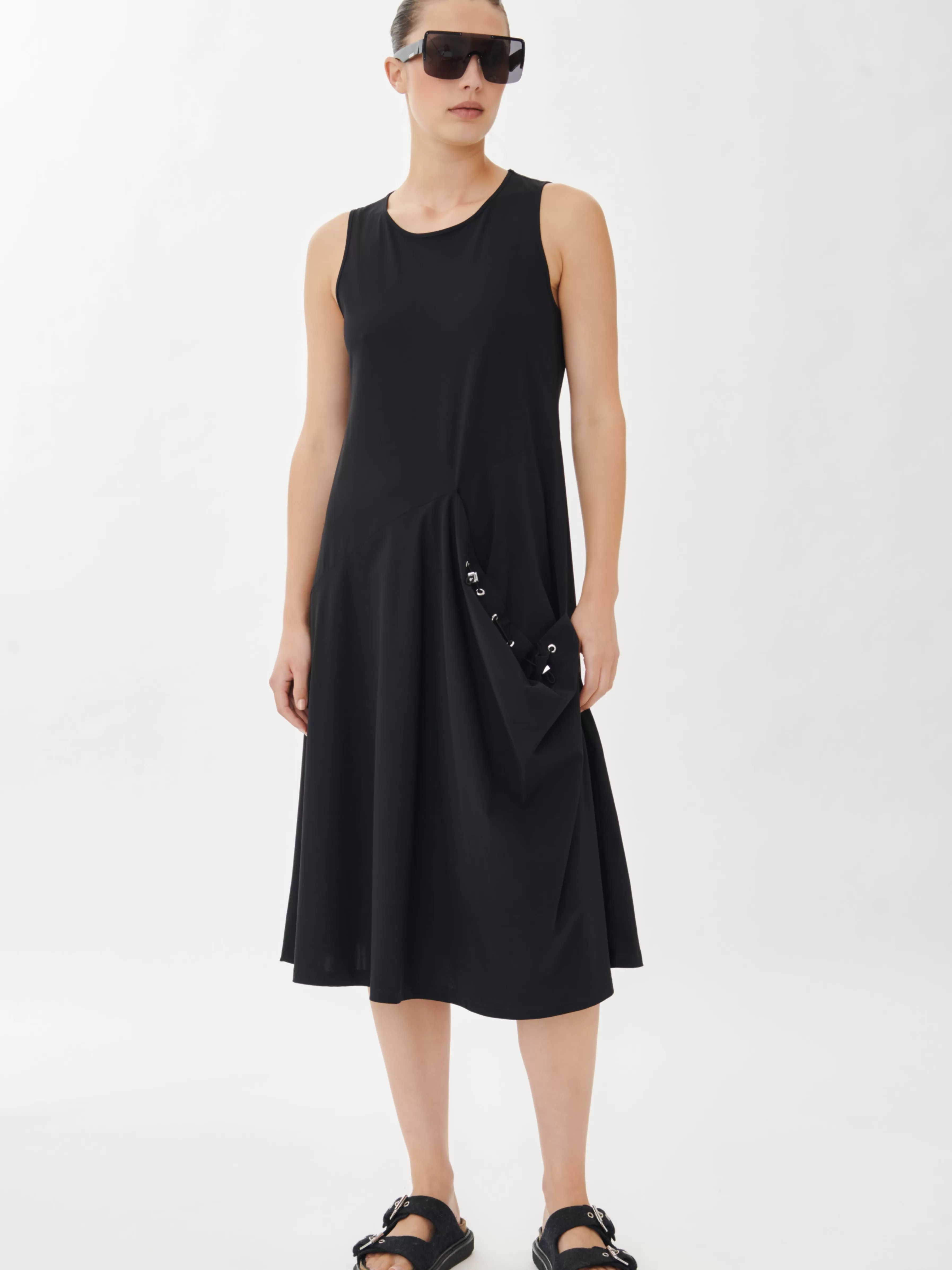 Studio collection | Jurken>Jane Lushka Laris Dress Technical Jersey | Black