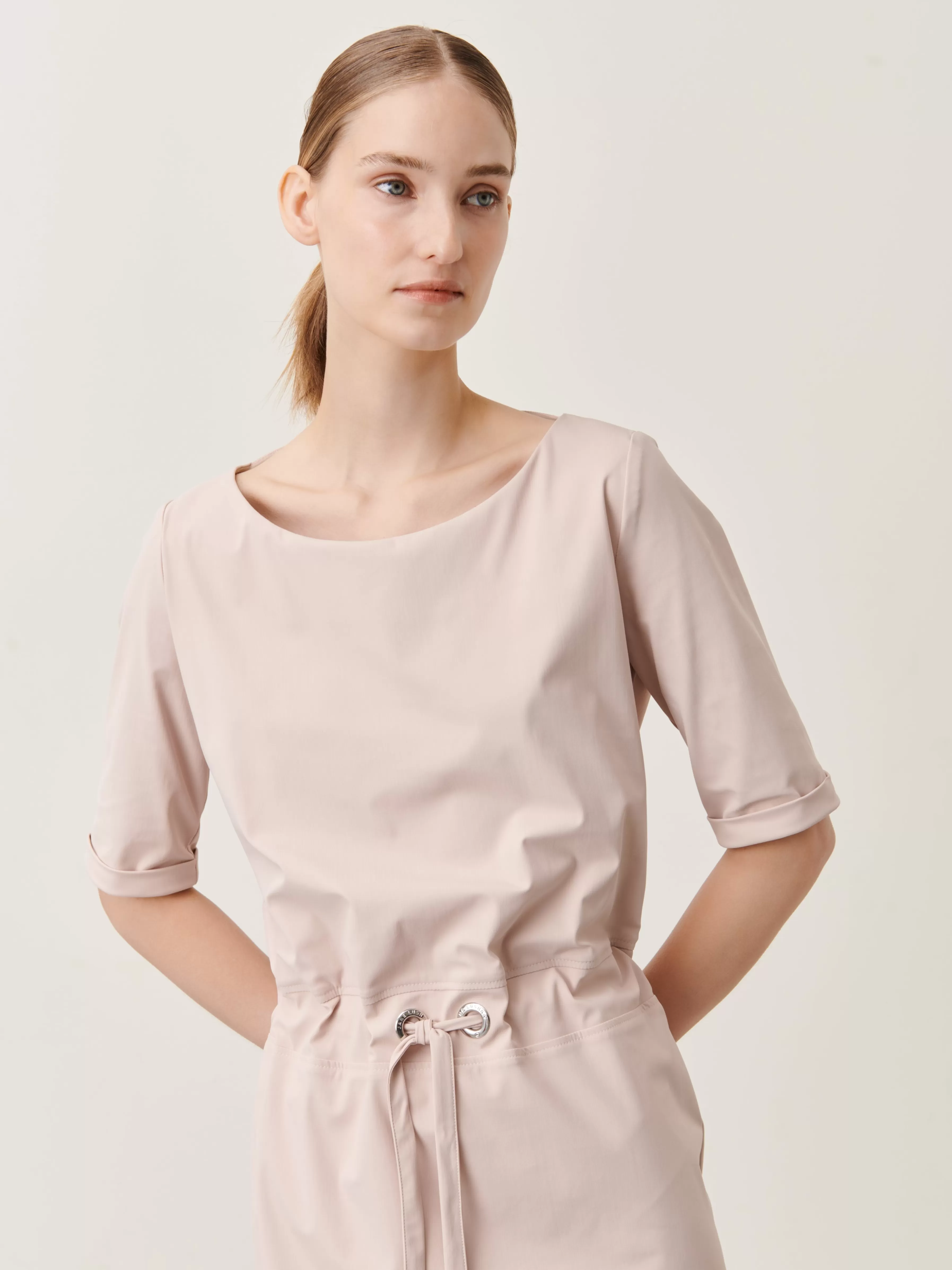 Jurken>Jane Lushka Lea Dress Technical Jersey | Pudra